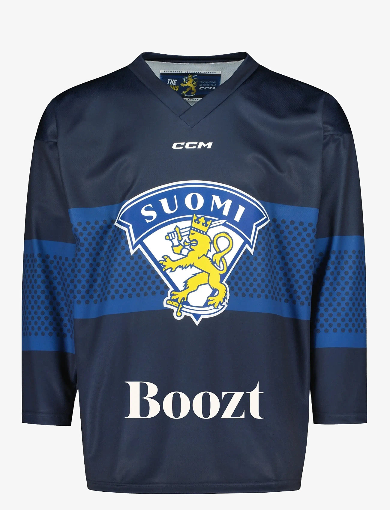 Finland Ice Hockey - Leijonat CCM fanipaita, koti - toppe & t-shirts - navy - 0