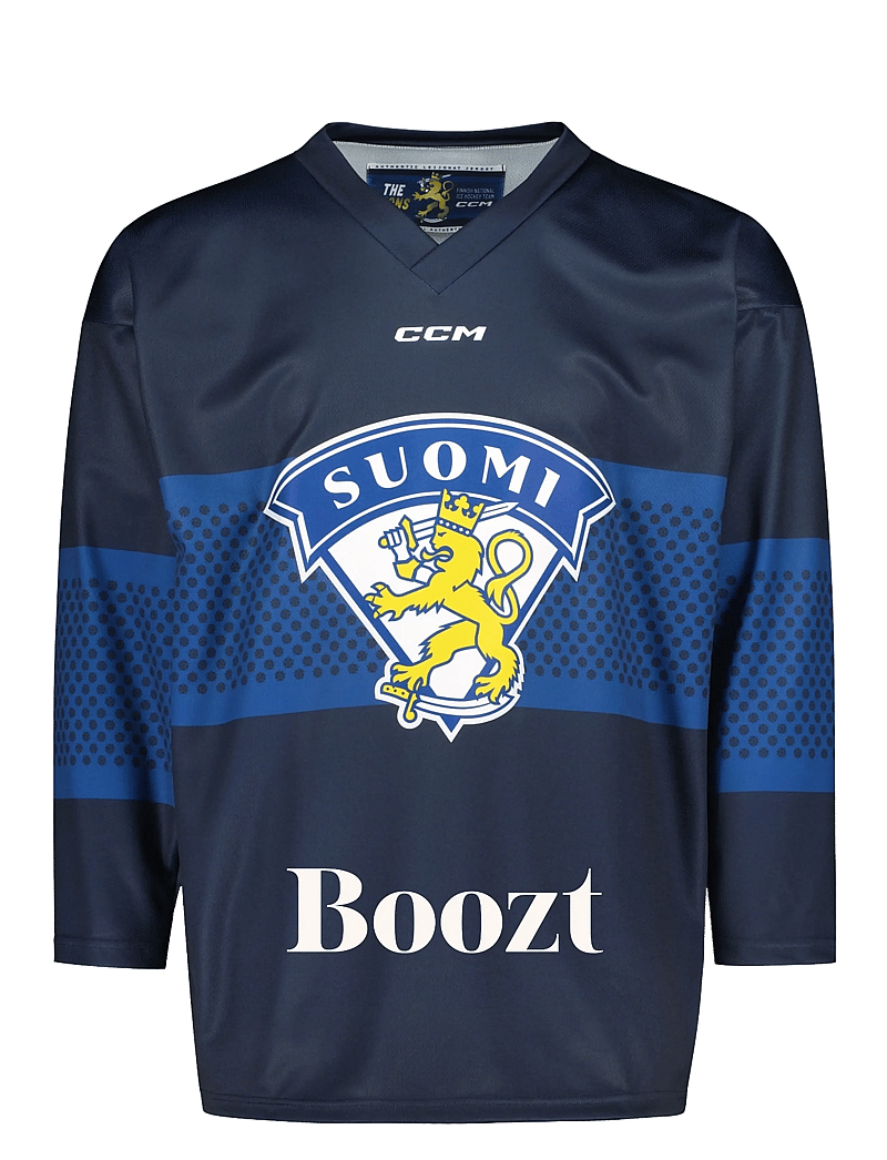 Finland Ice Hockey - Leijonat CCM fanipaita, koti - toppe & t-shirts - navy - 0
