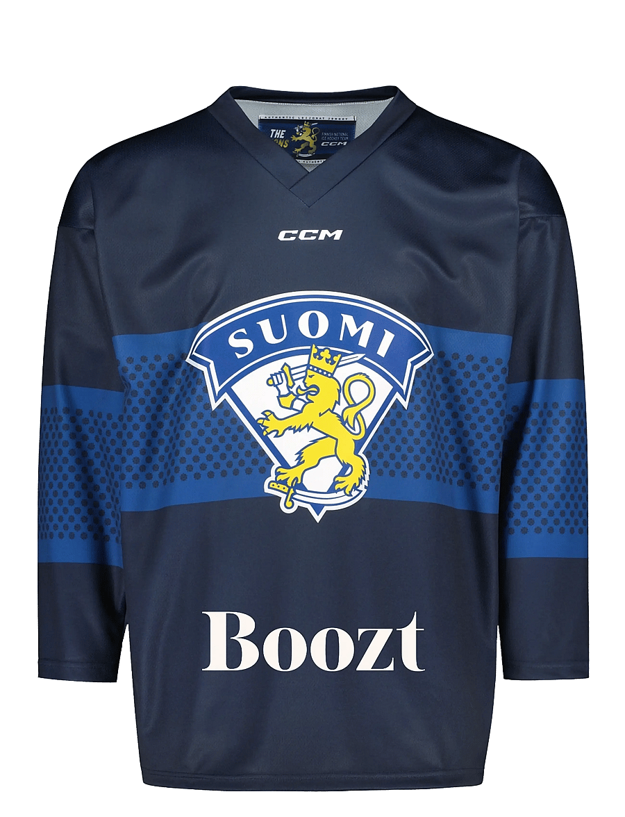 Finland Ice Hockey - Leijonat CCM fanipaita, koti - topi un t-krekli - navy - 0