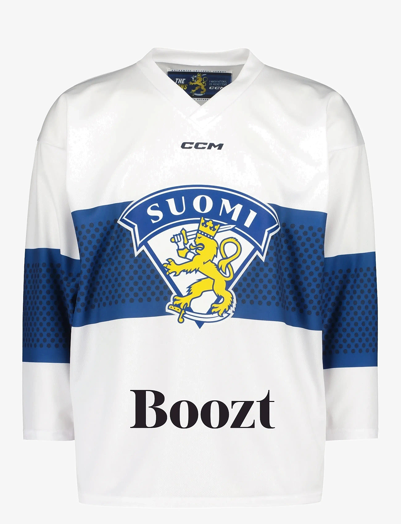 Finland Ice Hockey - Leijonat CCM fanipaita, vieras - toppe & t-shirts - white - 0