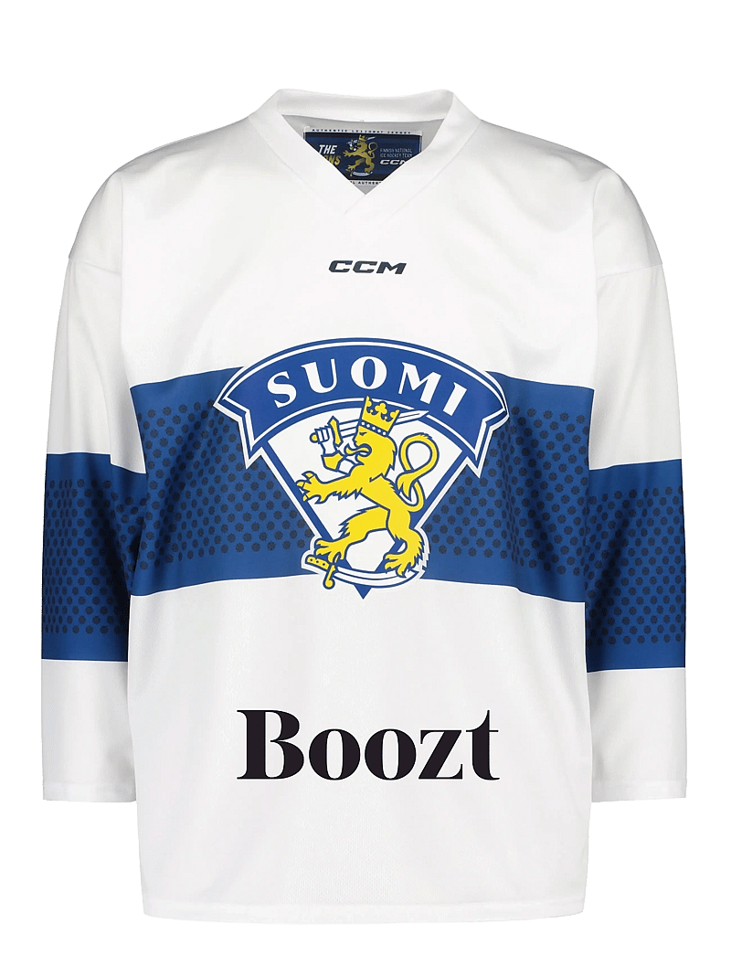 Finland Ice Hockey - Leijonat CCM fanipaita, vieras - toppe & t-shirts - white - 0