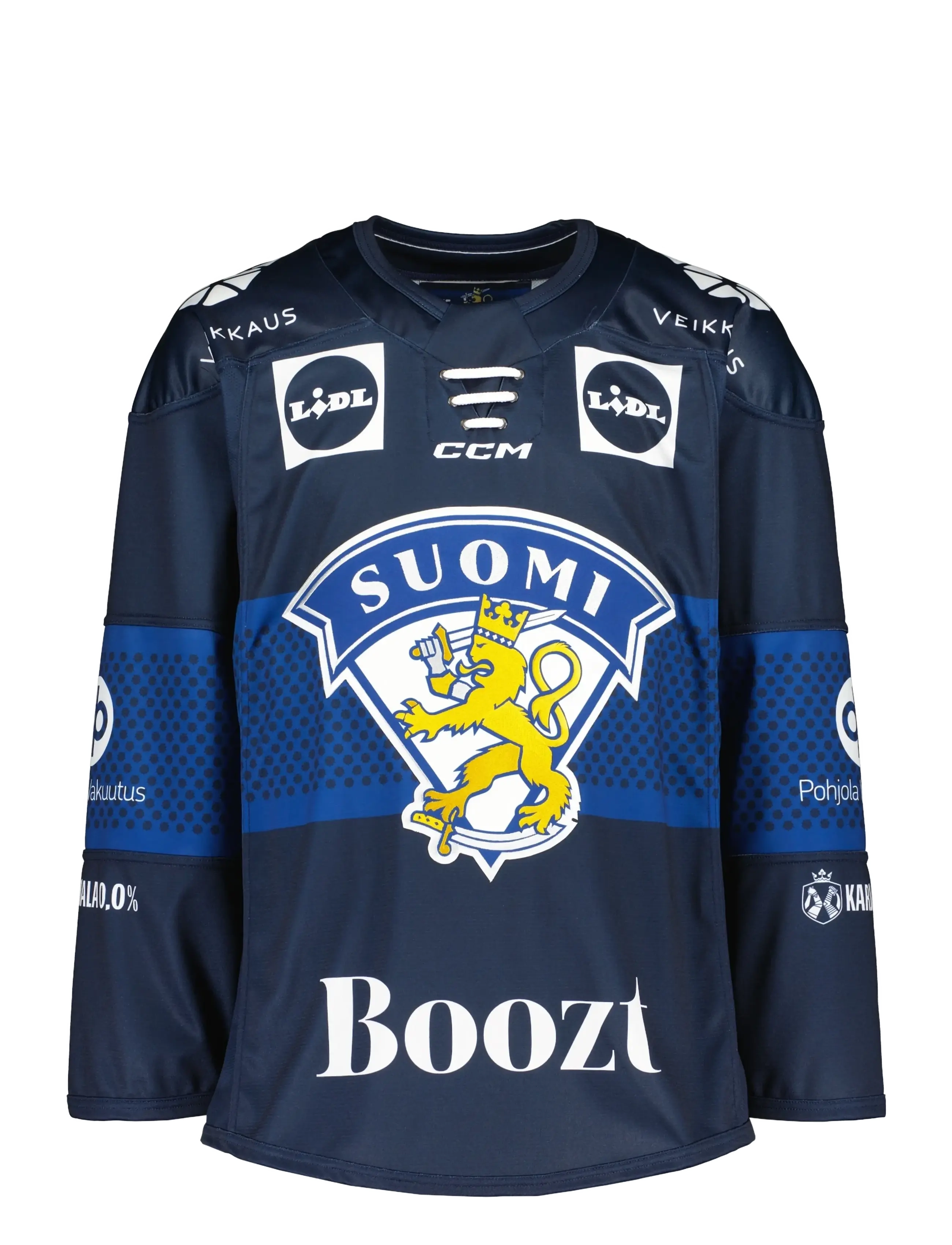 Finland Ice Hockey Leijonat Ccm Aito Pelipaita, Mænd, Ishockeystrøje, Navy, Str: XXL