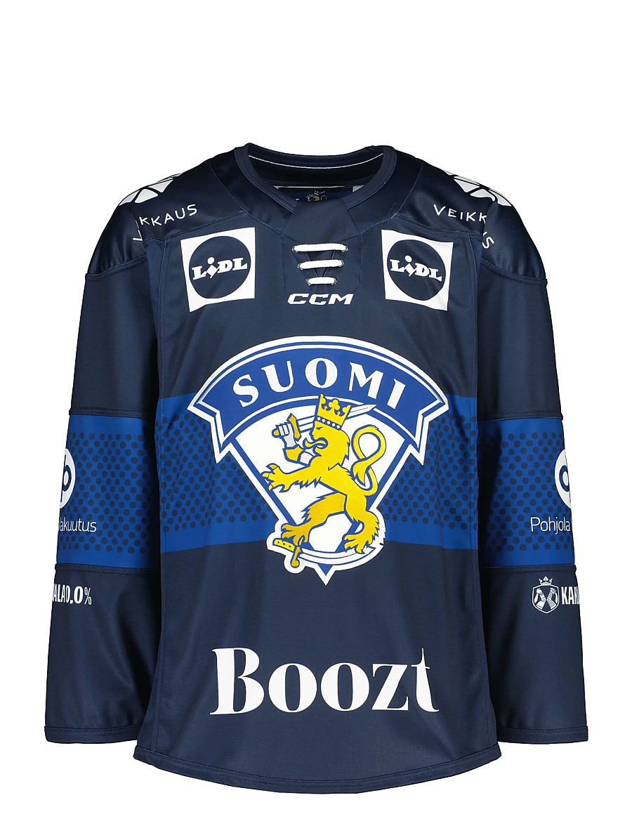 Finland Ice Hockey - Leijonat CCM AITO Pelipaita - toppe & t-shirts - navy - 0