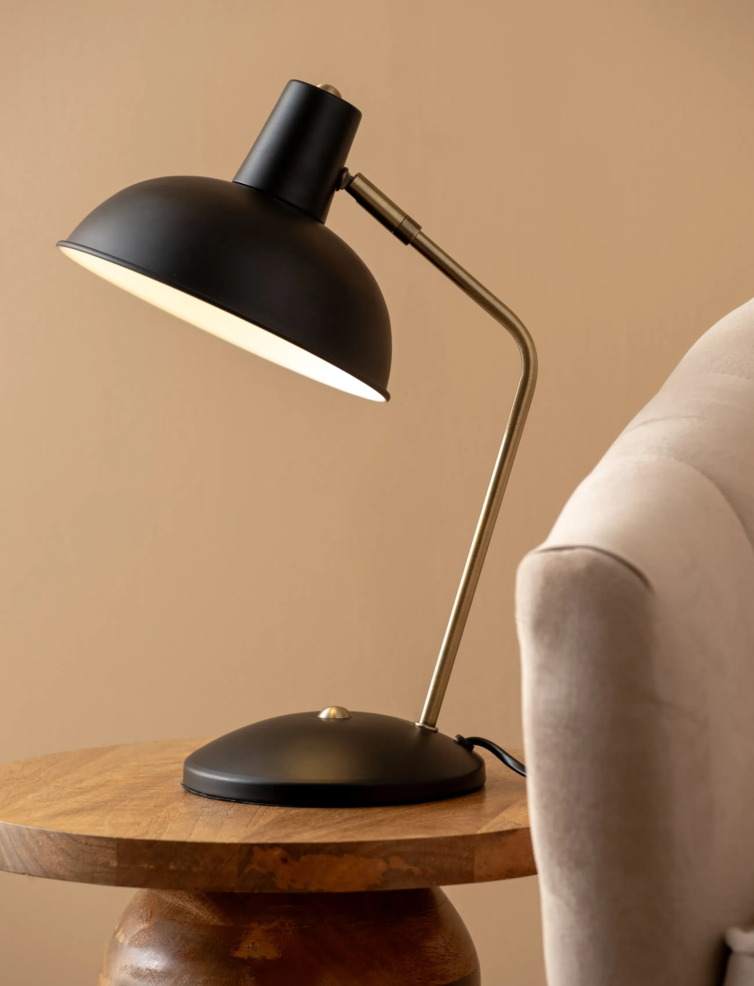 Leitmotiv - Table Lamp Hood - bordlamper - black - 2