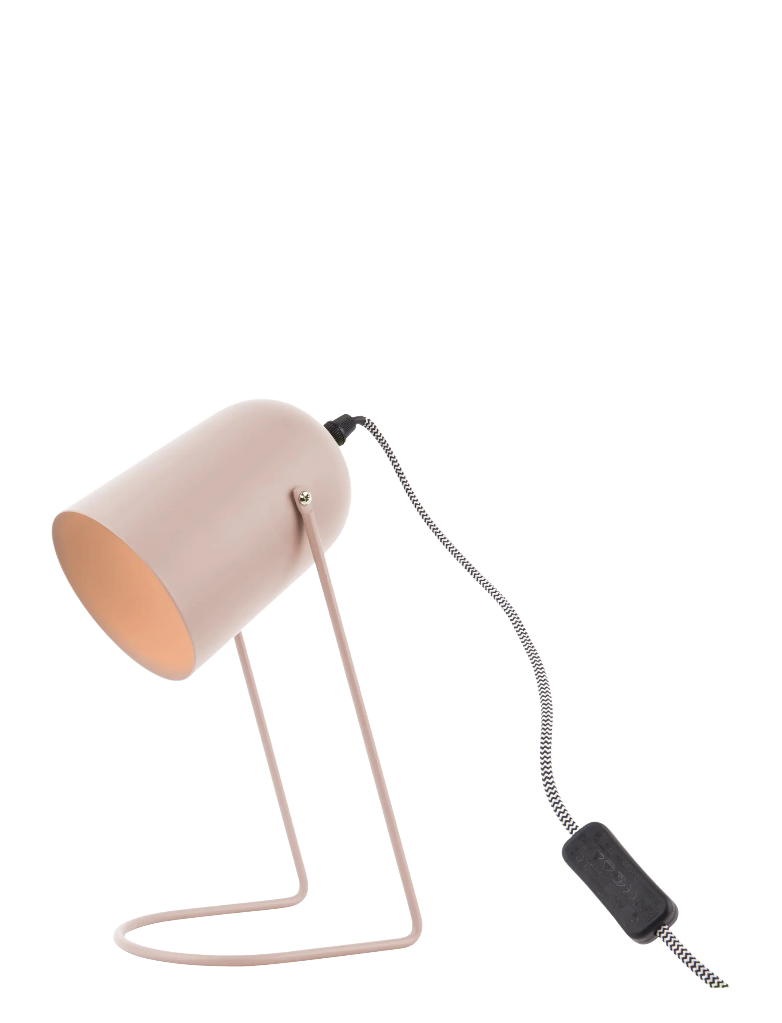 Leitmotiv Table Lamp Enchant Iron Matt Soft Pink, H:30 cm, Lighting, Lila - Lamps, Kinder