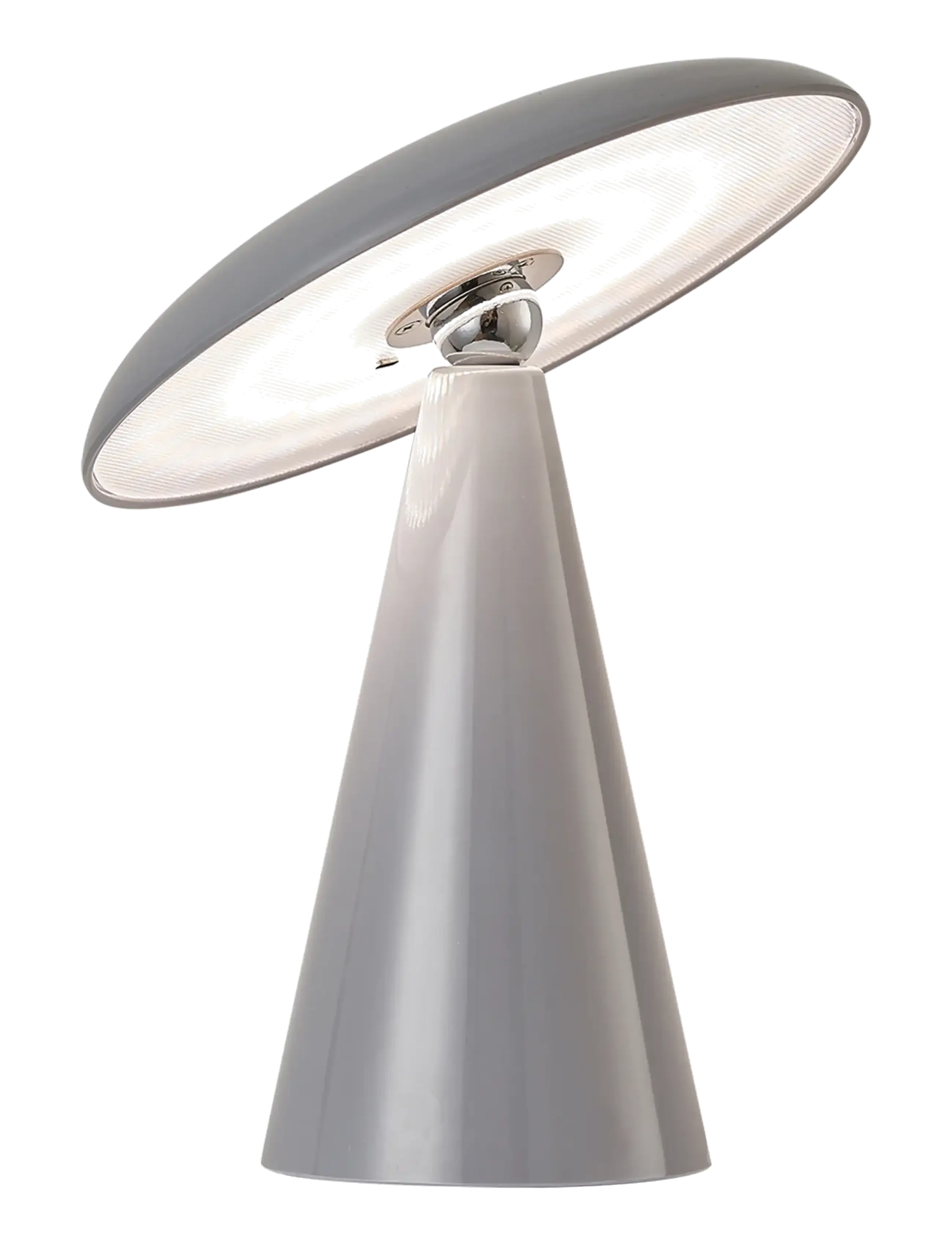 Leitmotiv Table Lamp Phoebe Led, H26 cm, Lamps, Grau - Homeware