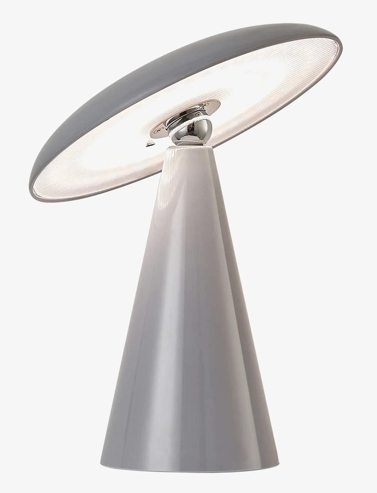 Leitmotiv - Table Lamp Phoebe LED - nešiojami Šviestuvai - grey - 0