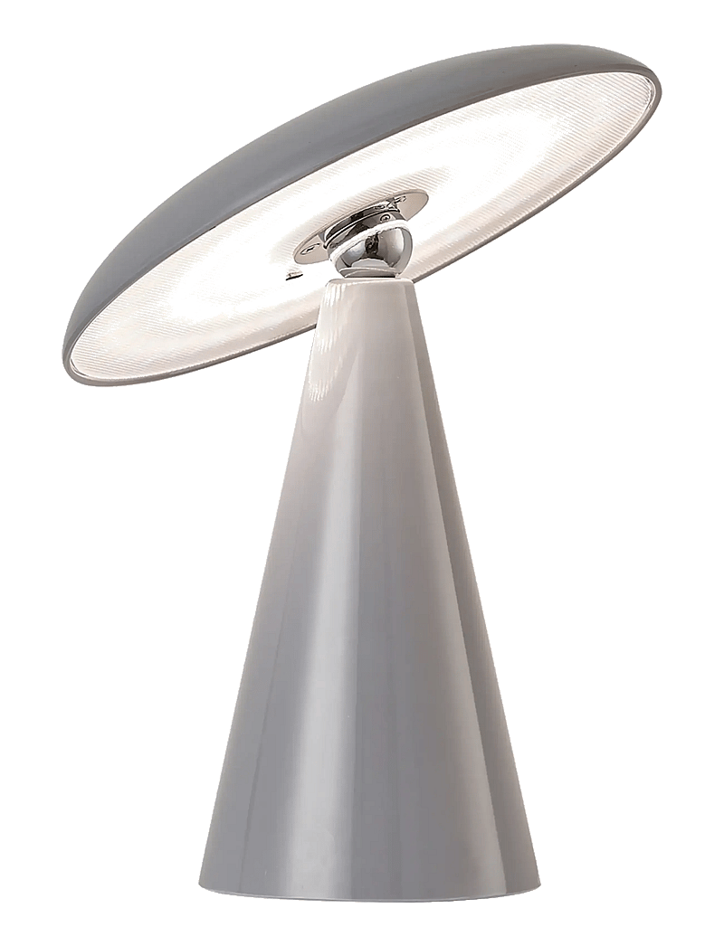Leitmotiv - Table Lamp Phoebe LED - mobile lampen - grey - 0
