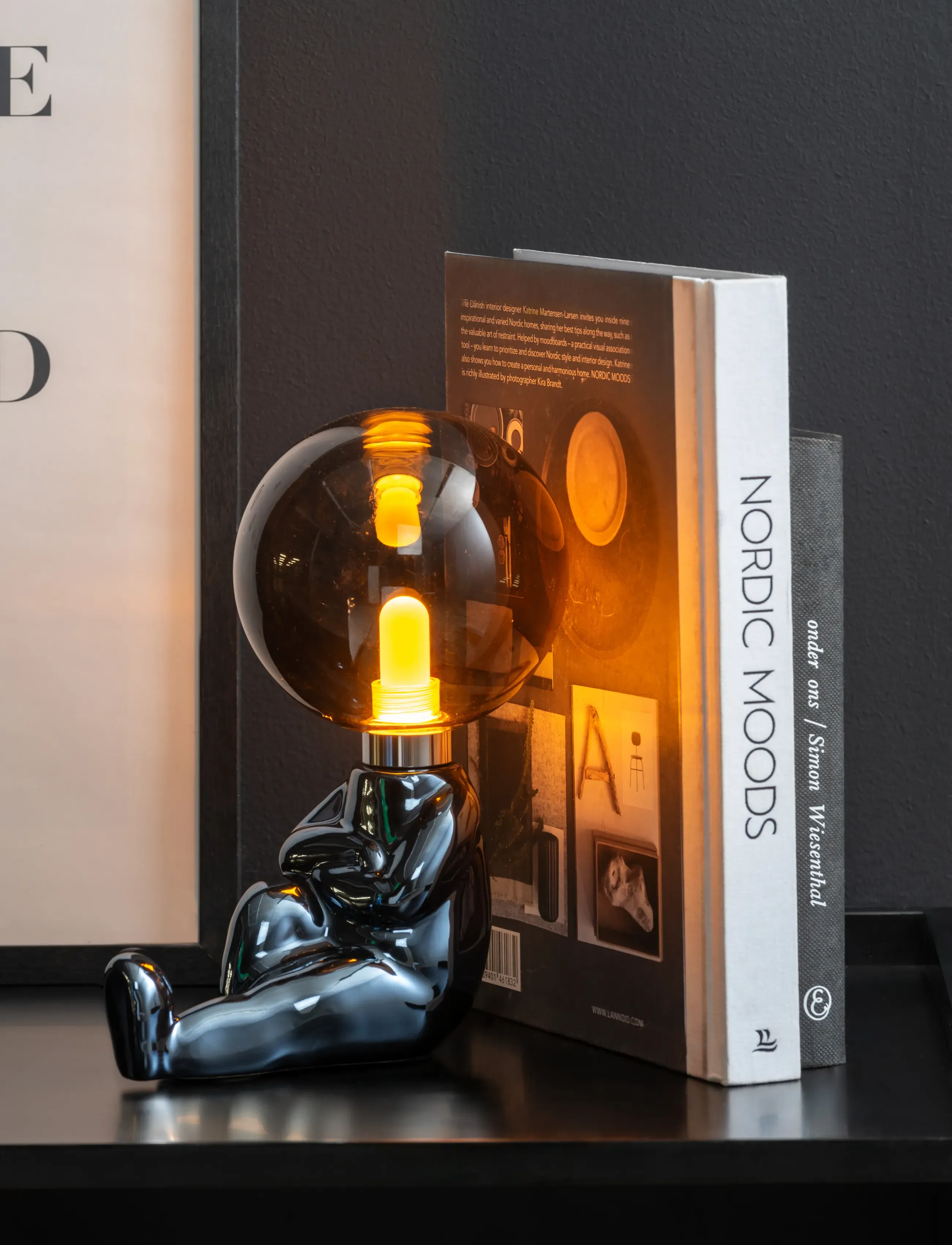 Leitmotiv Table Lamp Joey Led, H22.5 cm, Silver, Belysning > Bordlamper, Børn