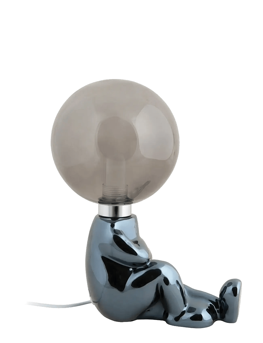 Leitmotiv - Table Lamp Joey LED - bordslampor - black plated - 3
