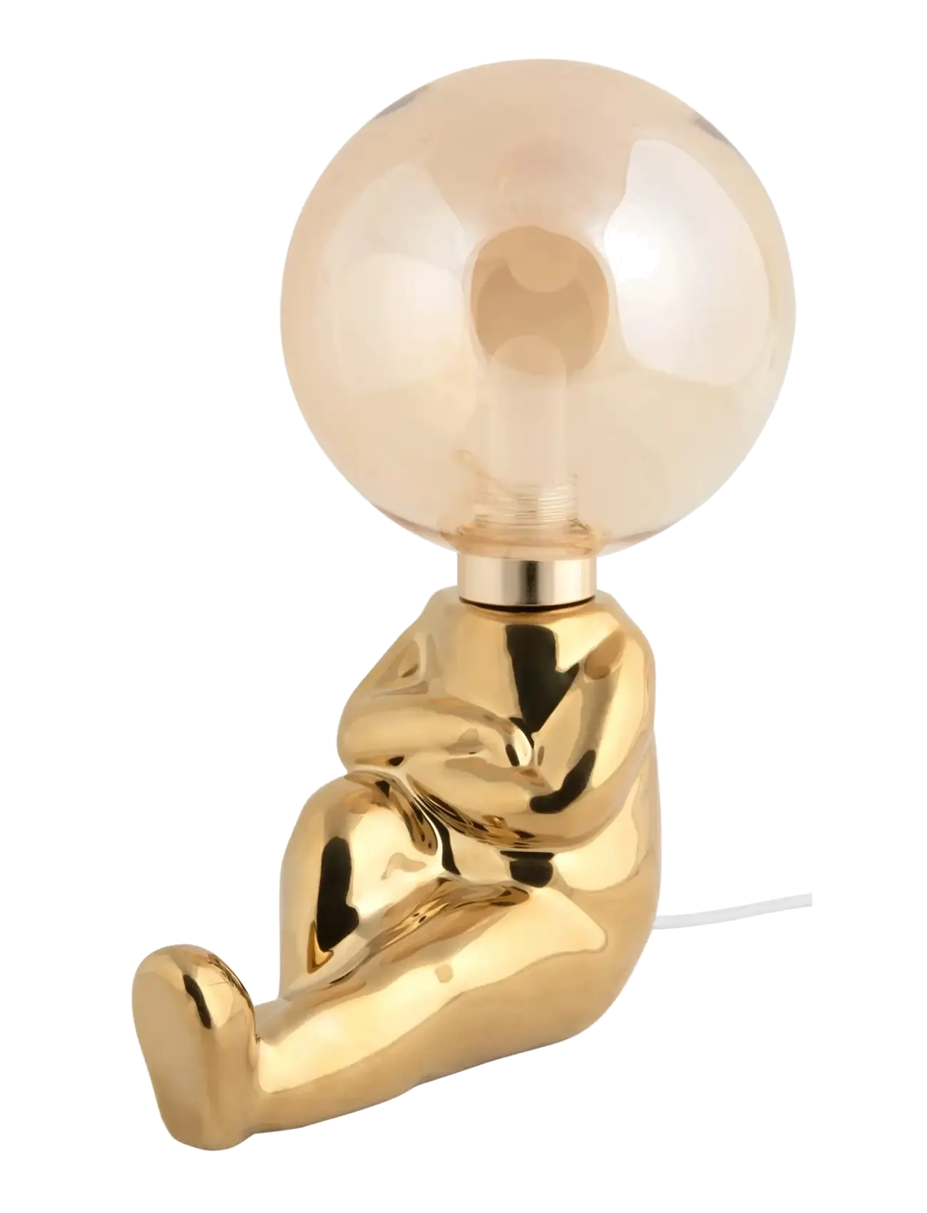 Leitmotiv Table Lamp Joey Led, Bordlampe, Guld, Str: H22.5CM