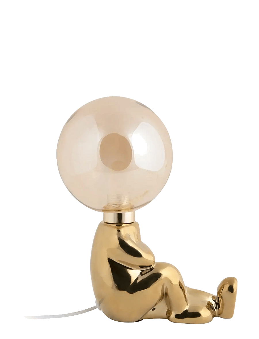 Leitmotiv - Table Lamp Joey LED - bordslampor - gold plated - 3