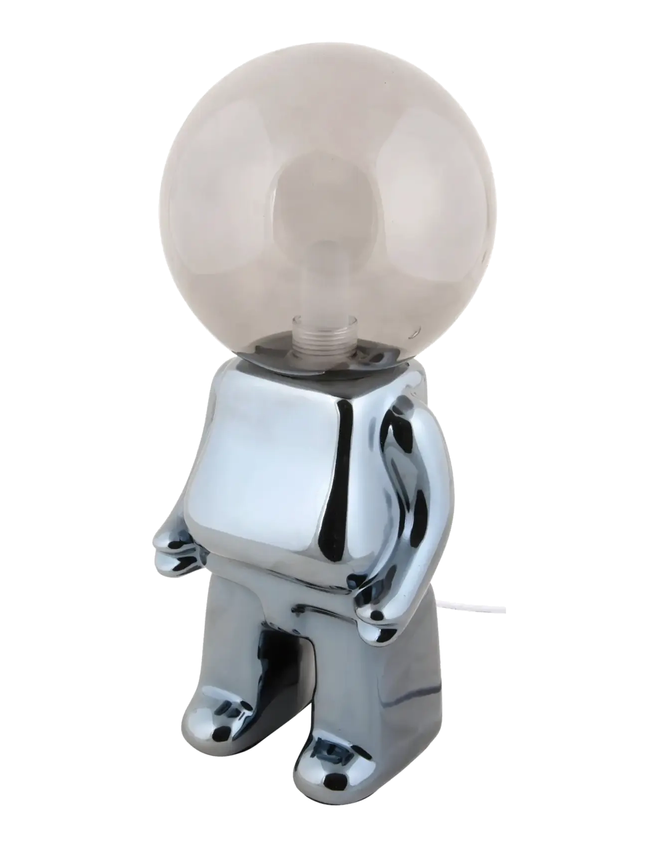 Leitmotiv Table Lamp Ross LED - Belysning - BLACK PLATED / silver