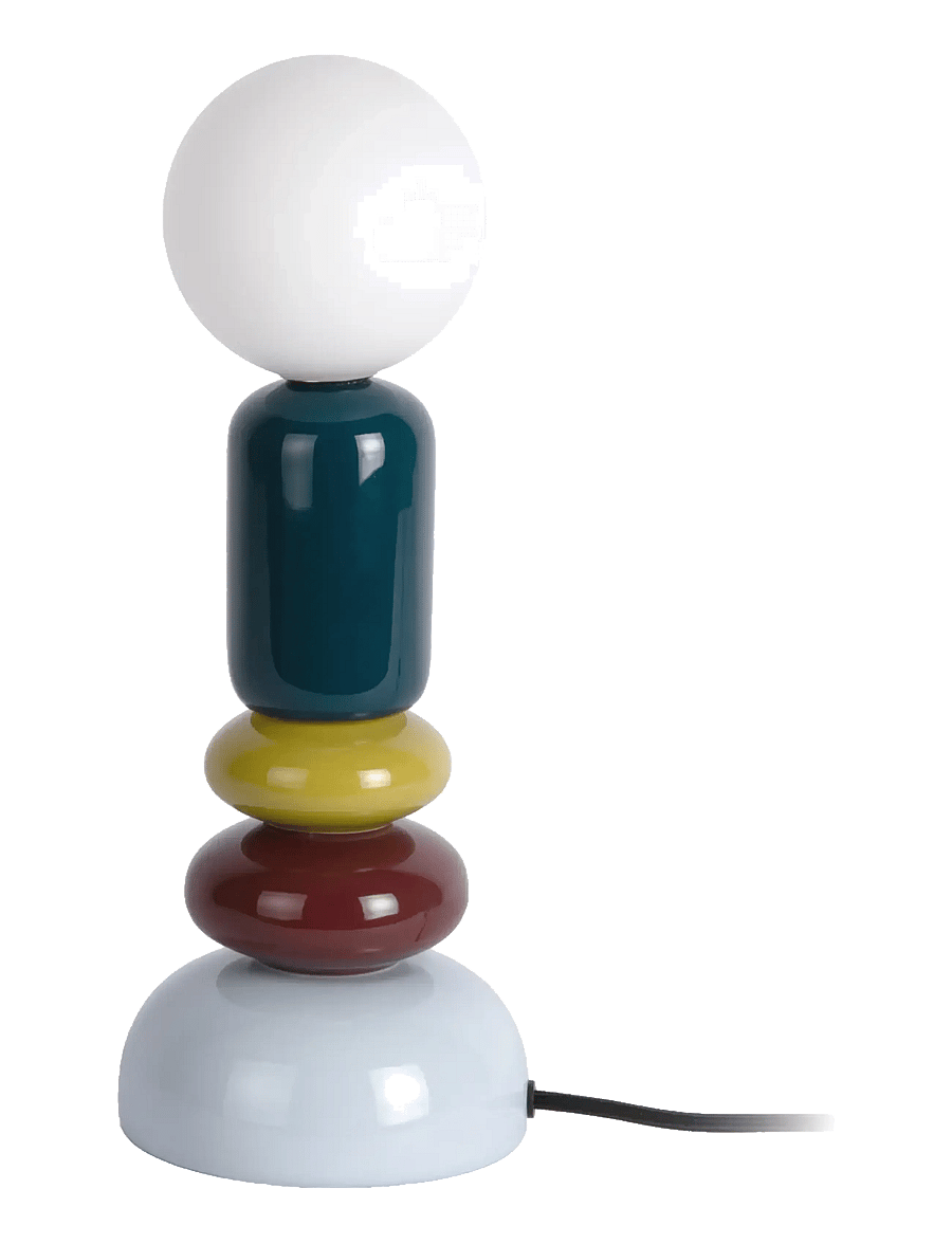 Leitmotiv - Table lamp Burano large multi colou - schreibtisch- & tischlampen - multicolor - 1