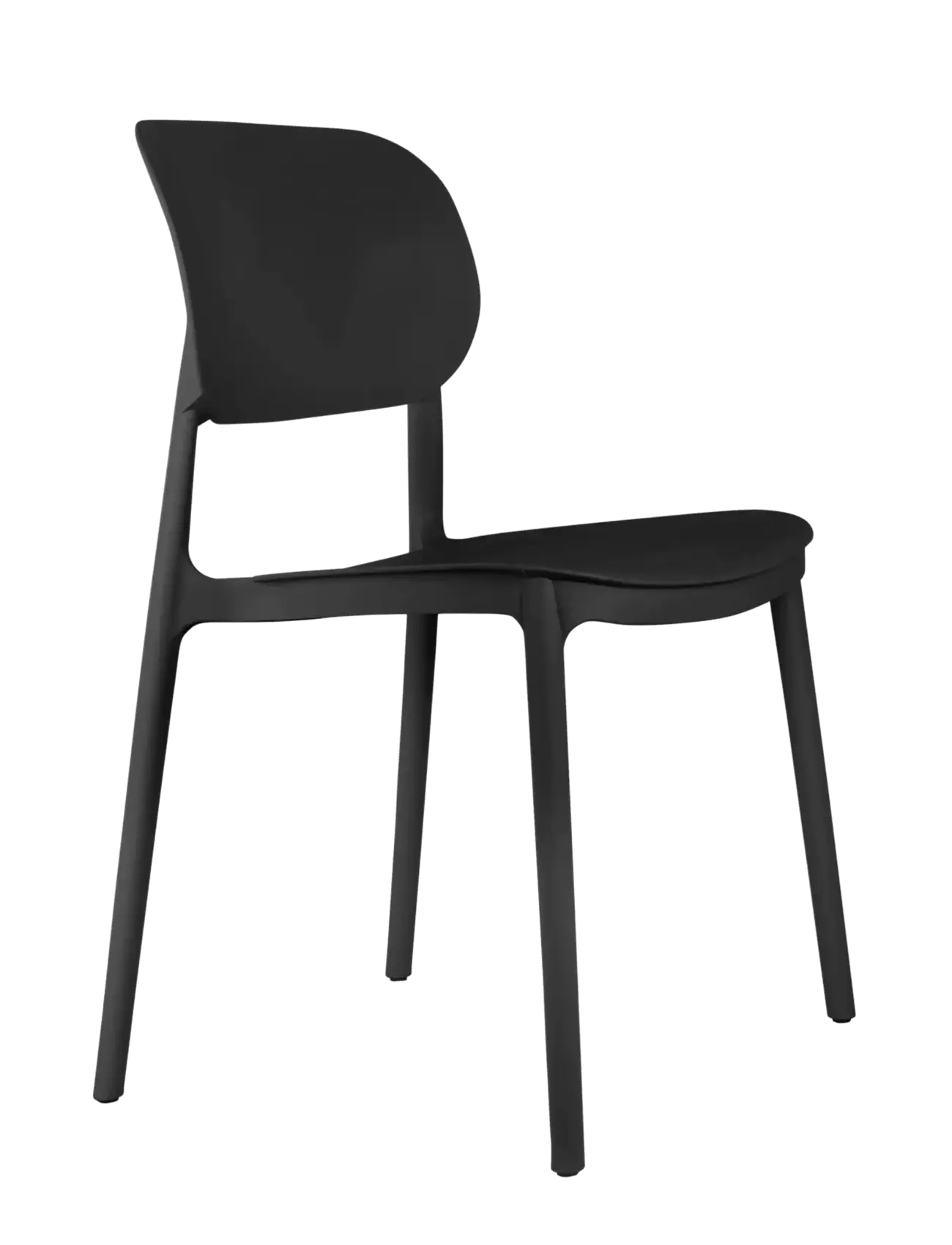 Leitmotiv Dining Chair Cheer - Møbler - BLACK / black