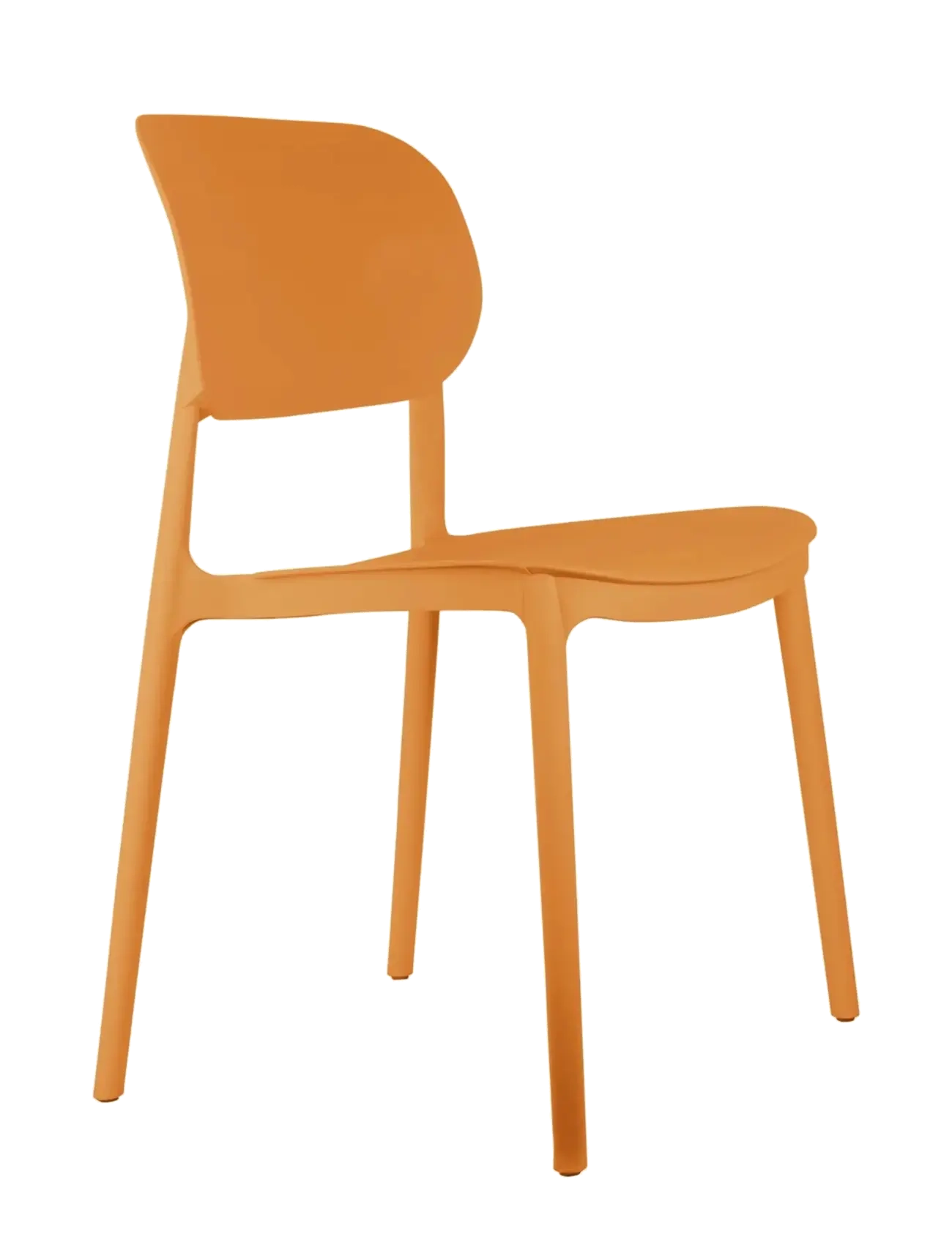 Leitmotiv Dining Chair Cheer, Stol, Orange, Str: H81.5CM