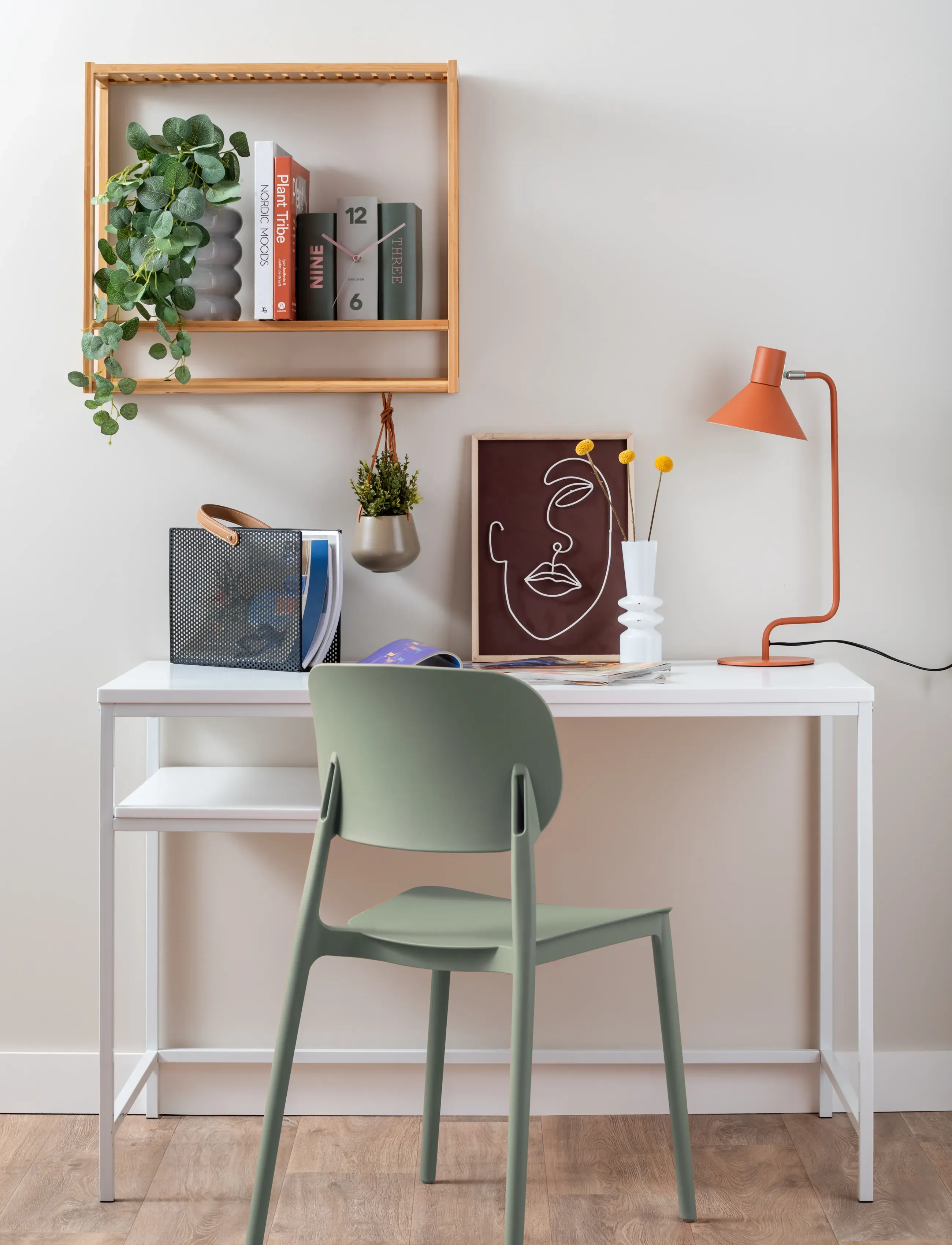 Leitmotiv Dining Chair Cheer, H81.5 cm, Green, Stole Og Skamler > Stole, Unisex