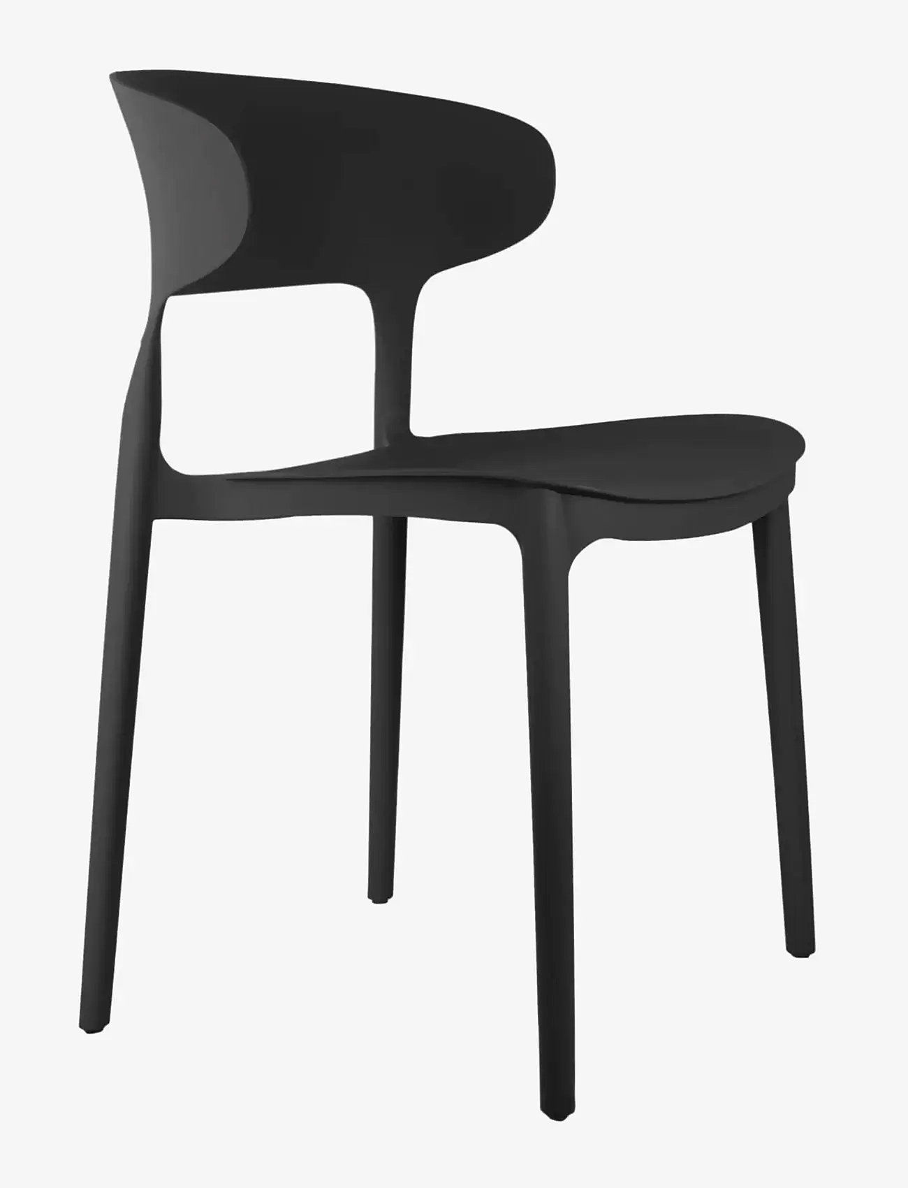 Leitmotiv - Dining Chair Fain - stole - black - 0