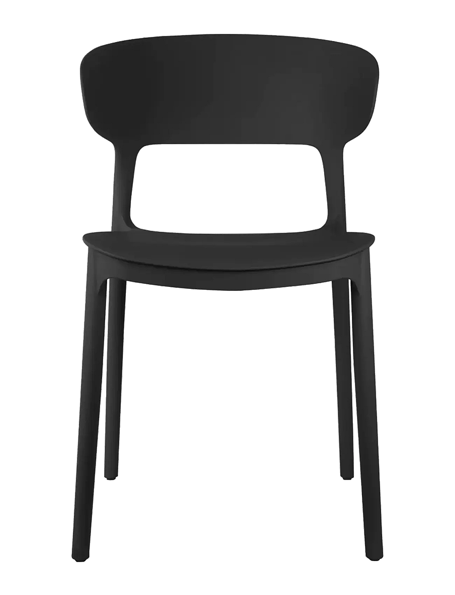 Leitmotiv - Dining Chair Fain - stühle - black - 1