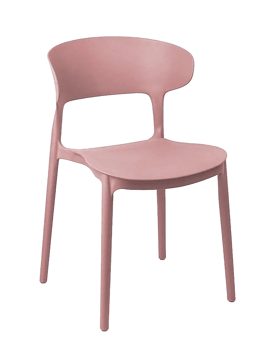 Leitmotiv - Dining Chair Fain - toolid - faded pink - 0
