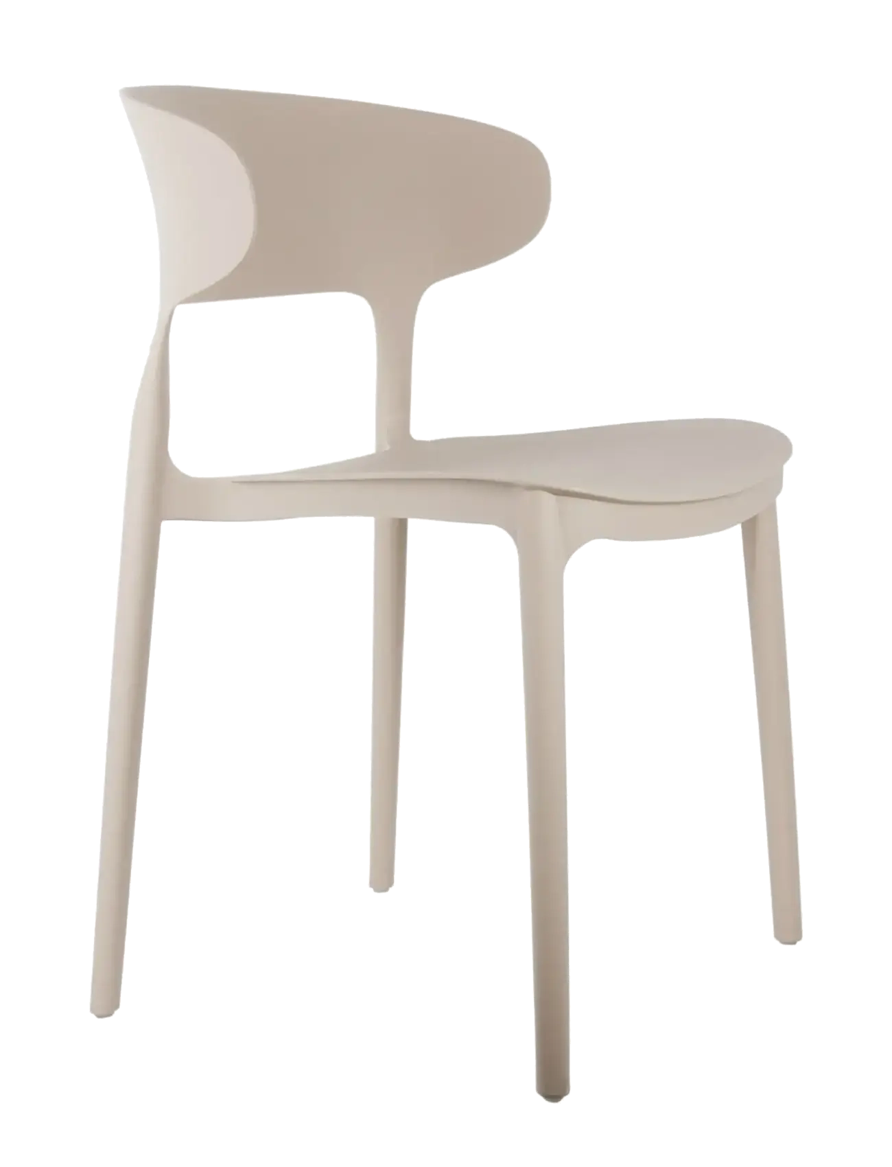 Leitmotiv Dining Chair Fain, Stol, Beige, Str: H75CM