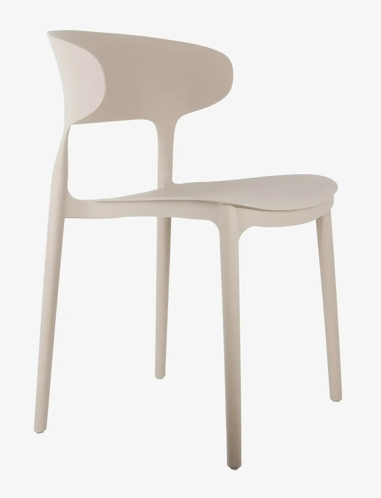 Leitmotiv - Dining Chair Fain - stole - warm grey - 1