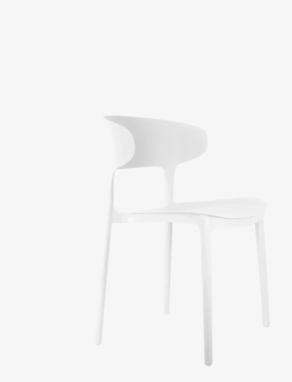 Leitmotiv - Dining Chair Fain - nach preis einkaufen - white - 0