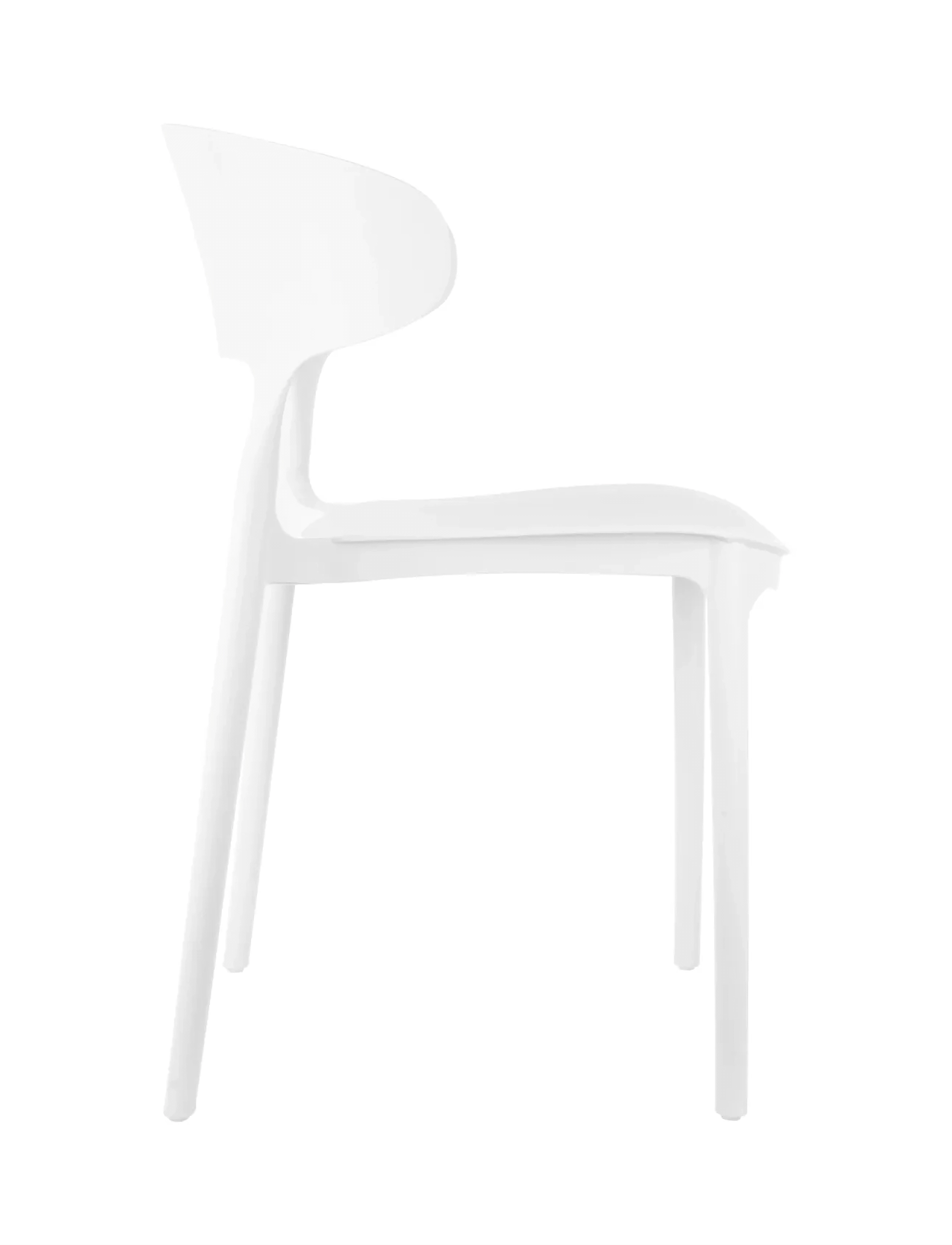 Leitmotiv - Dining Chair Fain - stólar - white - 4