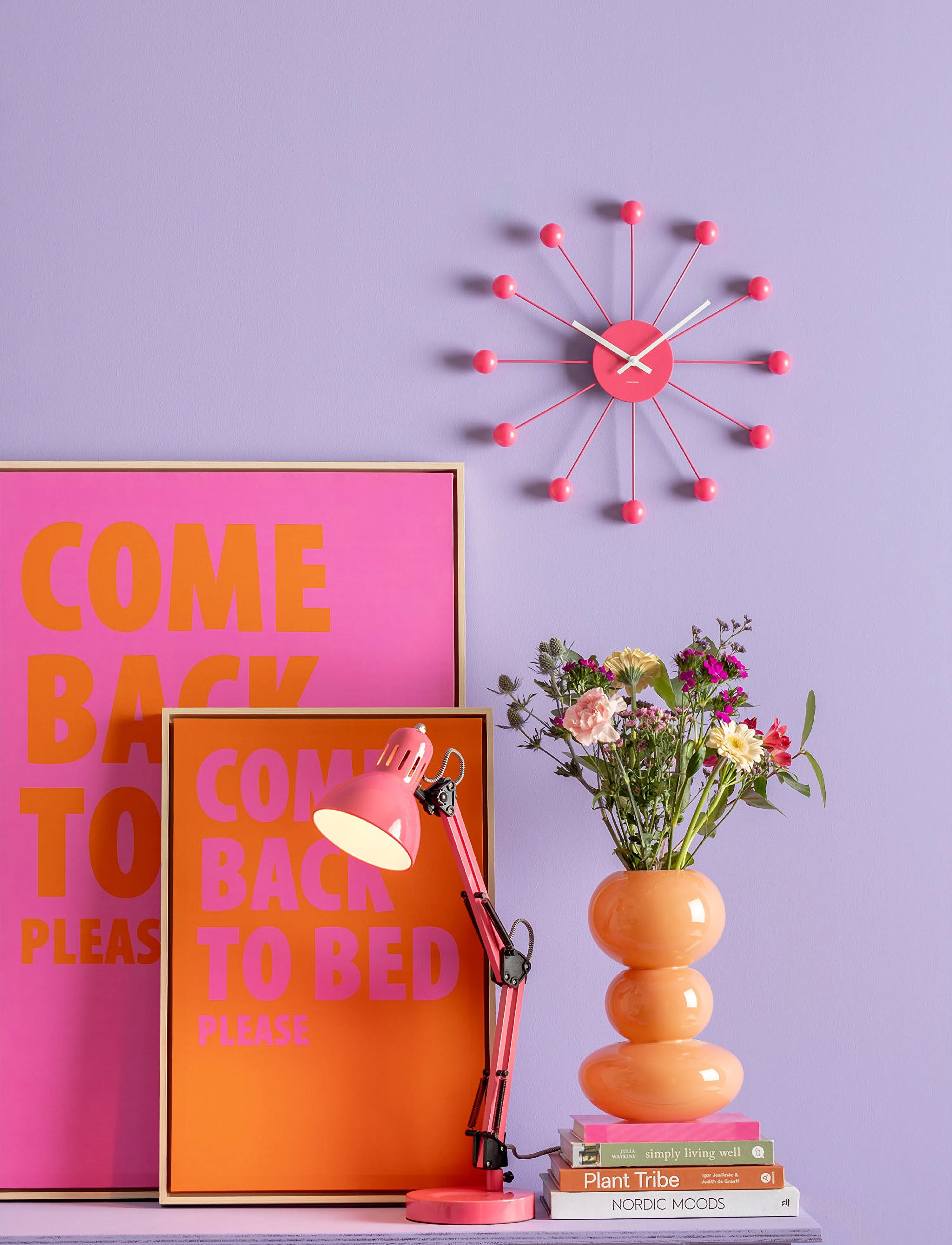 Leitmotiv - Table lamp Funky Hobby bright pink - pink - 1