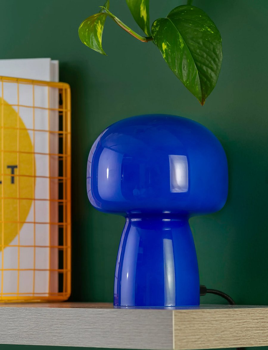 Leitmotiv - Table Lamp Funky Rocket Lava - bordslampor - blue - 0