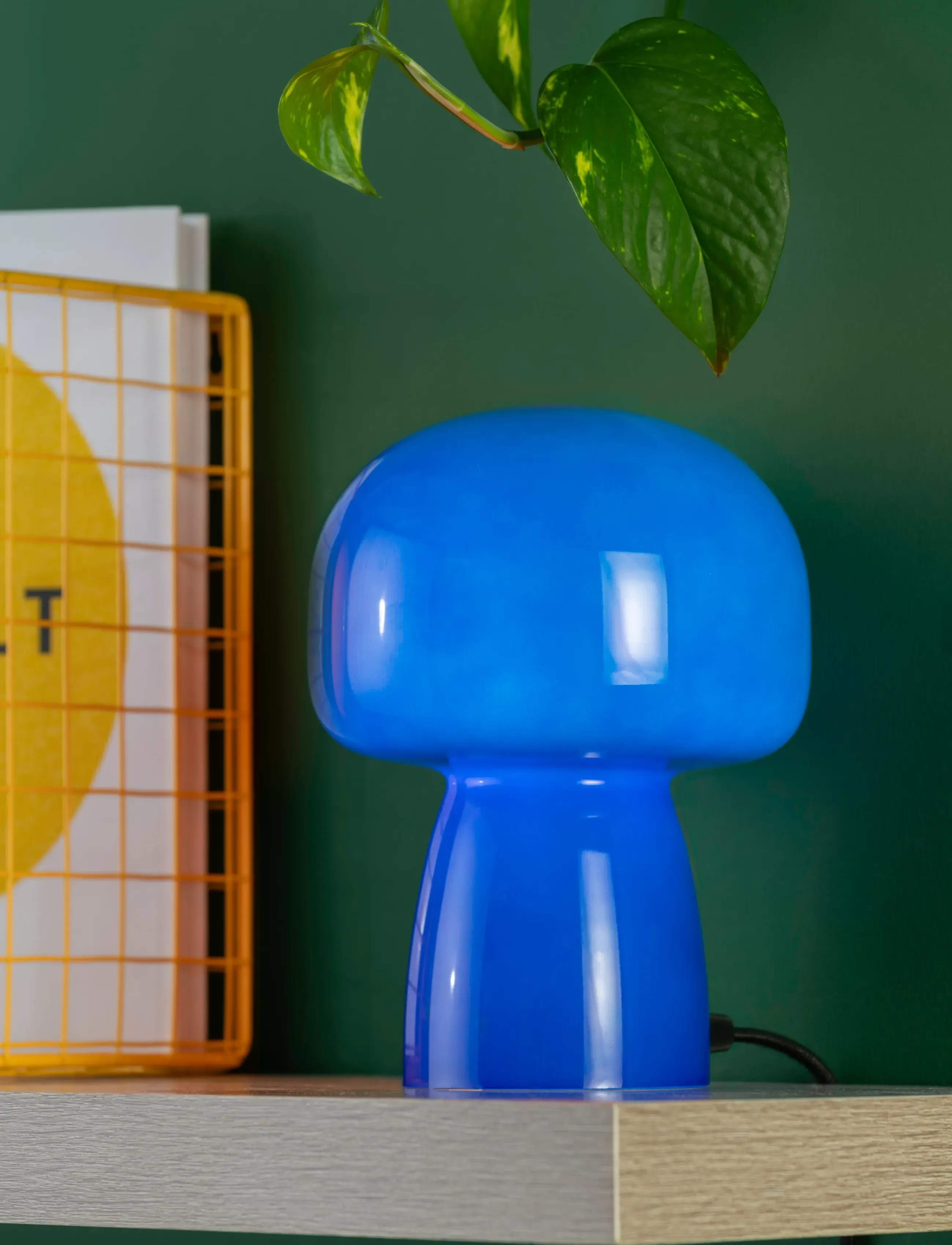 Leitmotiv - Table Lamp Funky Rocket Lava - pöytävalaisimet - blue - 2