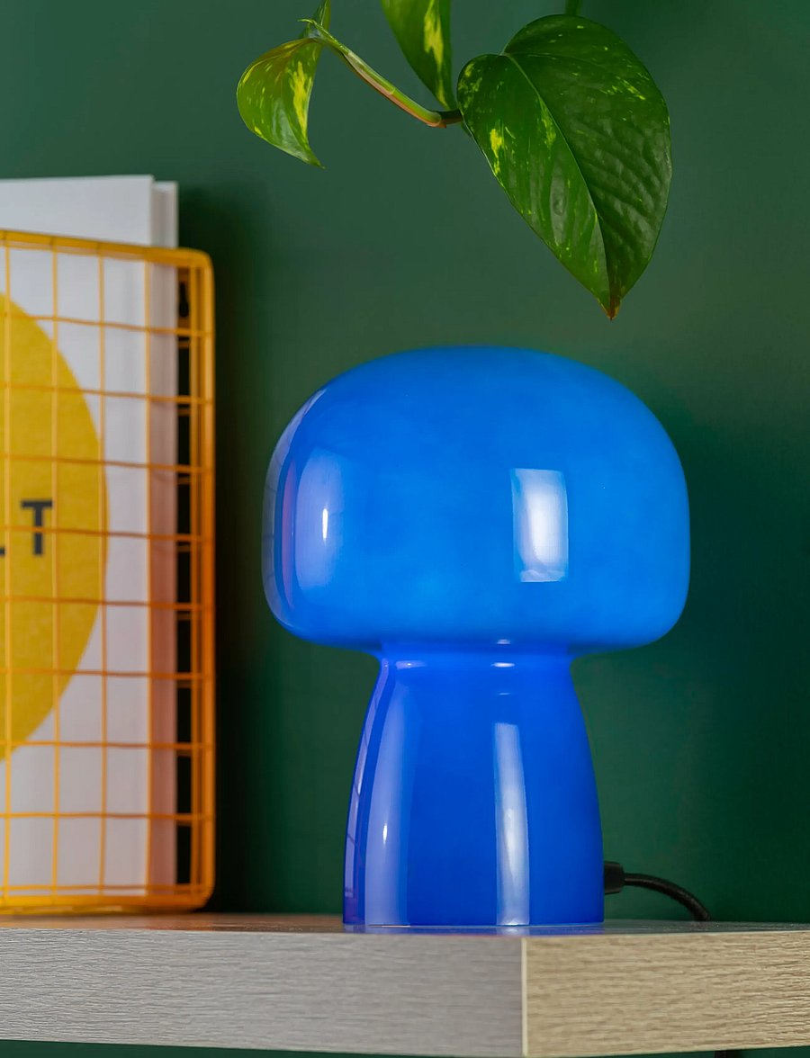 Leitmotiv - Table Lamp Funky Rocket Lava - bordslampor - blue - 2