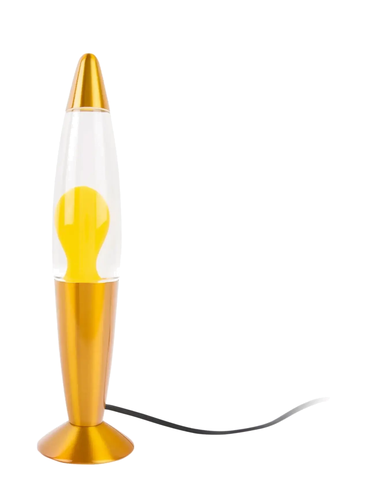 Leitmotiv Table Lamp Funky Rocket Lava, Bordlampe, Gul, Str: H35.5CM