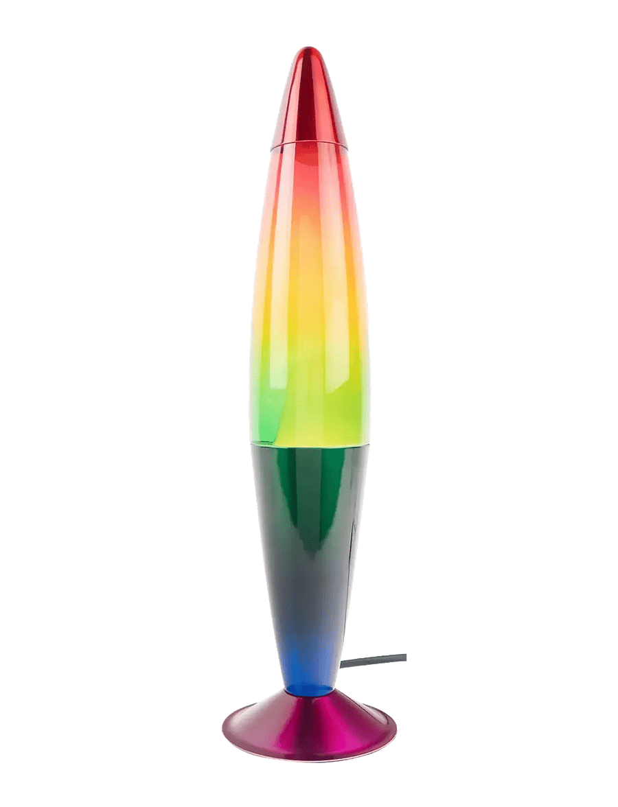 Leitmotiv - Table Lamp Rainbow Rocket Lava - bordslampor - multicolor - 0