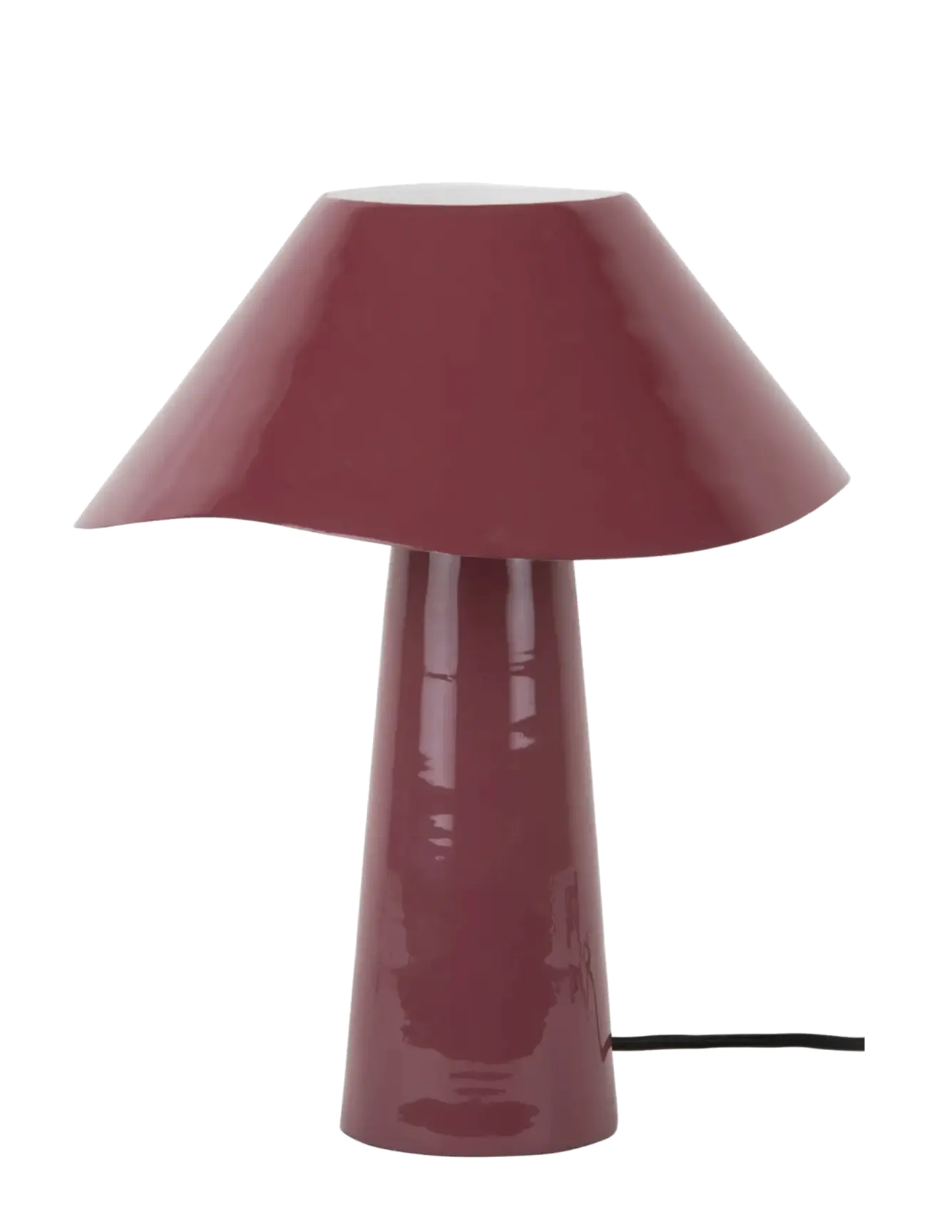 Leitmotiv Table Lamp Ameno, Bordlampe, Bordeaux, Str: H33CM
