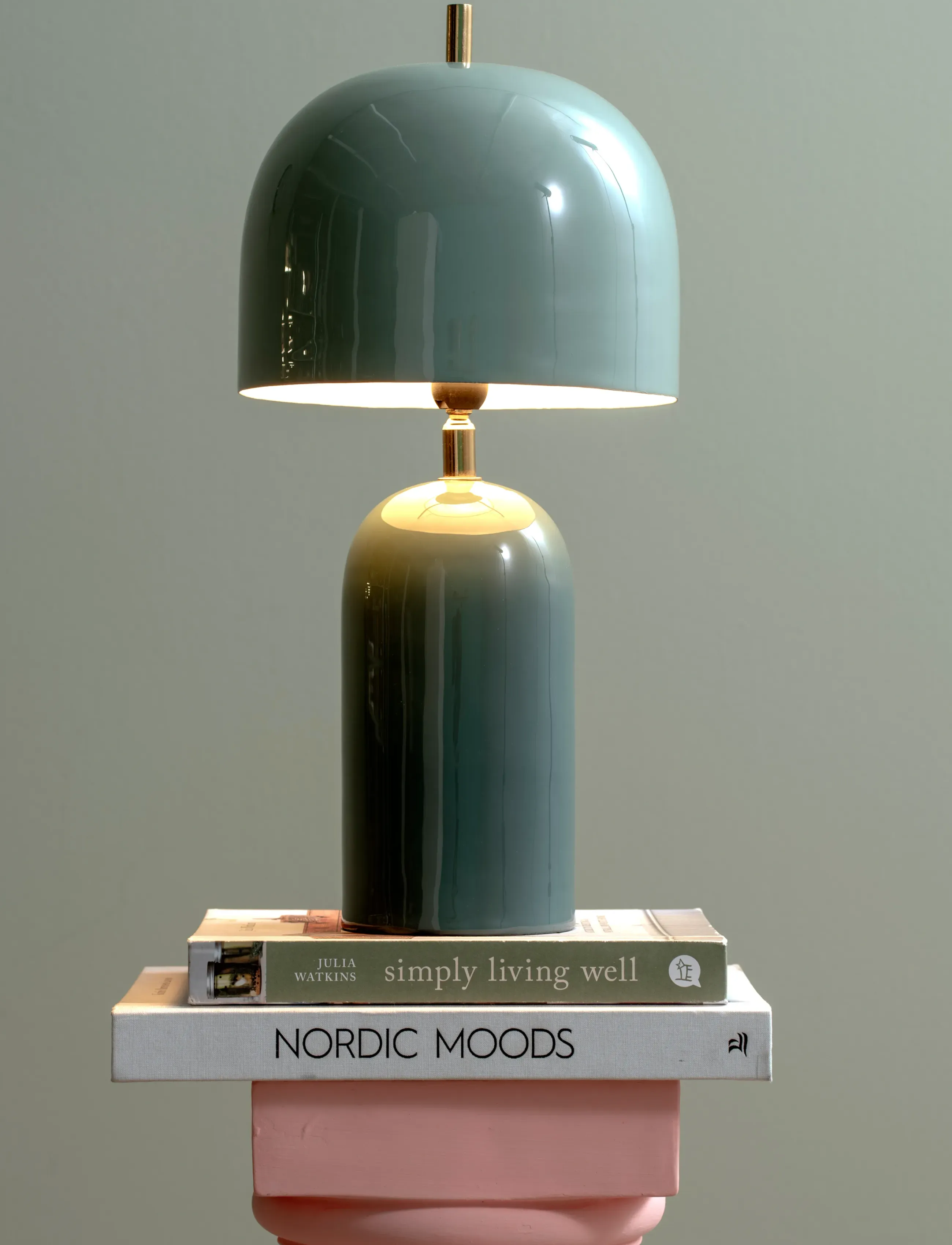 Leitmotiv Table Lamp Rico, H43 cm, Lamps, Blau - Homeware
