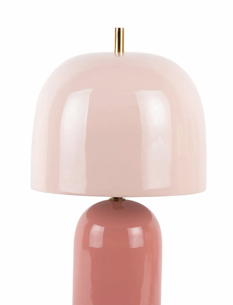 Leitmotiv - Table Lamp Rico - schreibtisch- & tischlampen - tan rose and soft pink - 1