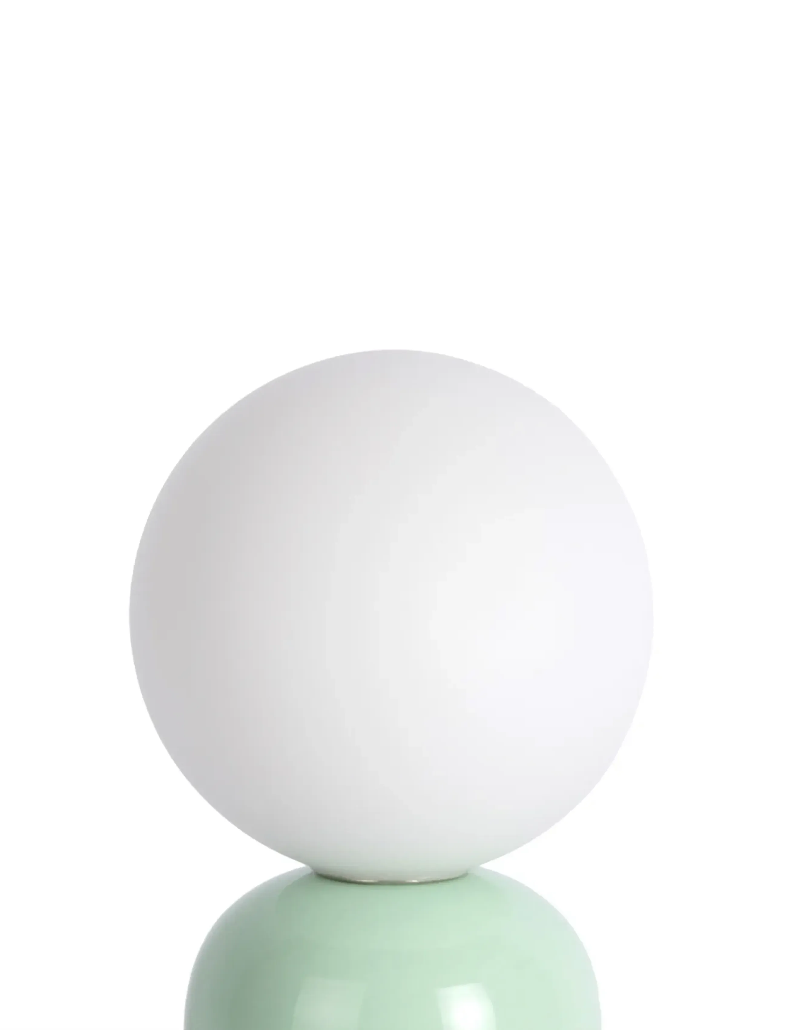 Leitmotiv - Table lamp Firenze Pellet burgundy red w. soft blue - schreibtisch- & tischlampen - chocolate brown w. soft green - 2