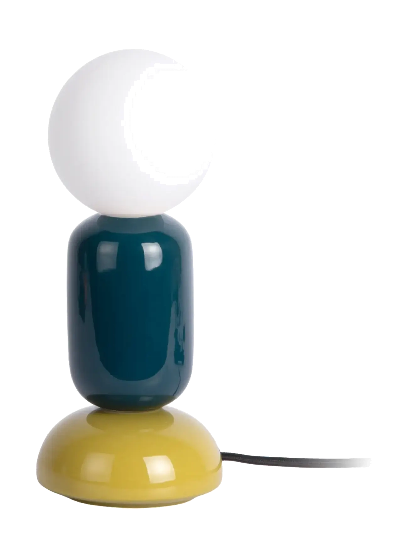 Leitmotiv Table lamp Firenze Tube legion blue w. olive green - Lampen - LEGION BLUE W. OLIVE GREEN / navy