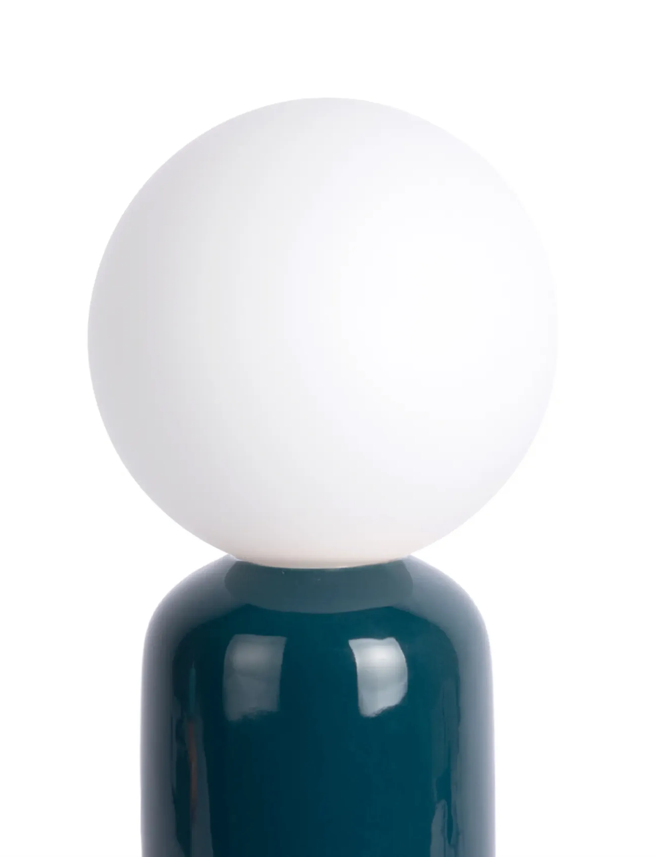 Leitmotiv - Table lamp Firenze Tube legion blue w. olive green - schreibtisch- & tischlampen - legion blue w. olive green - 1