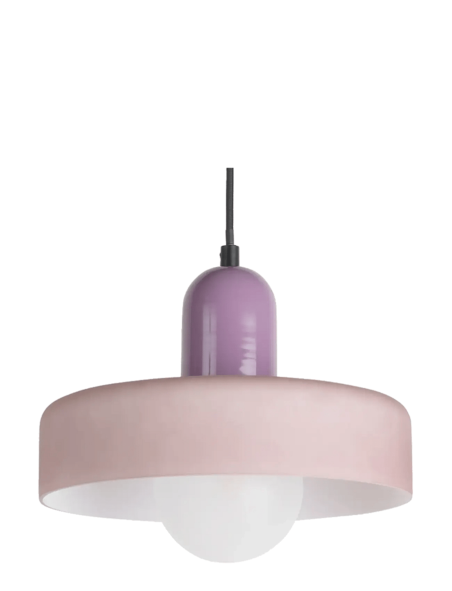 Leitmotiv - Pendant Lamp Opaco Grato - pendellampen - light mauve and lavender - 1