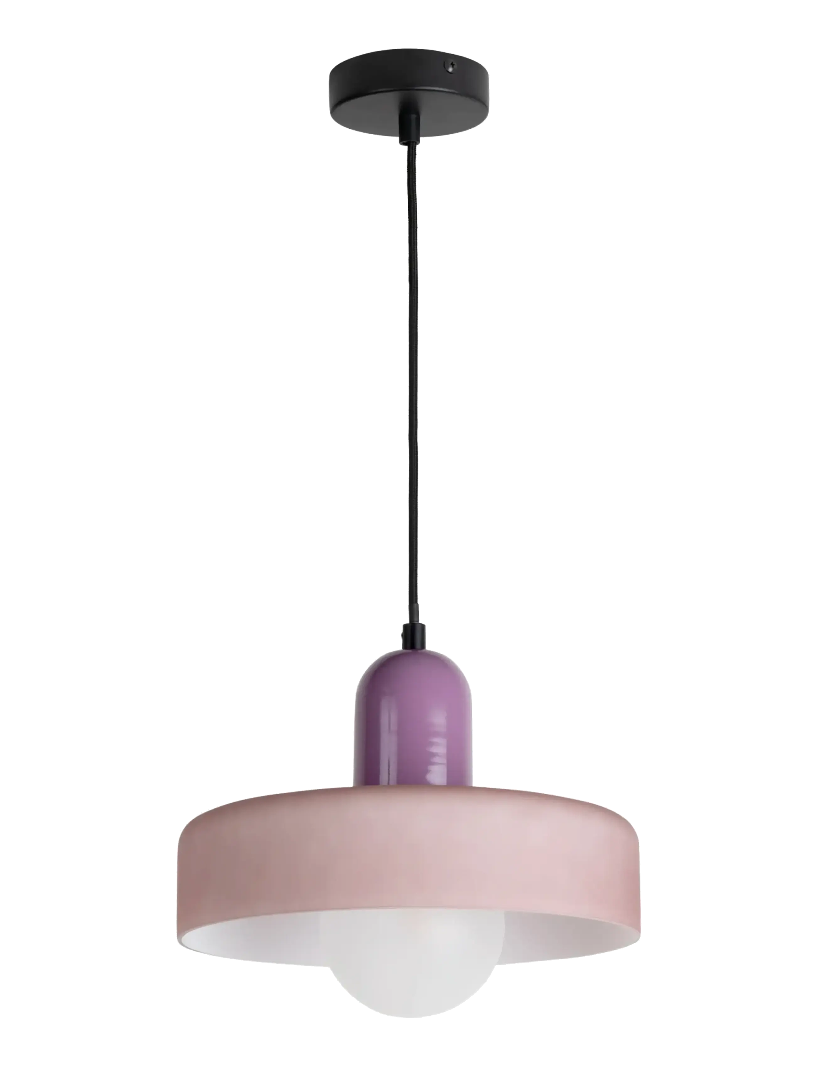 Leitmotiv - Pendant Lamp Opaco Grato - pendant lamps - light mauve and lavender - 2