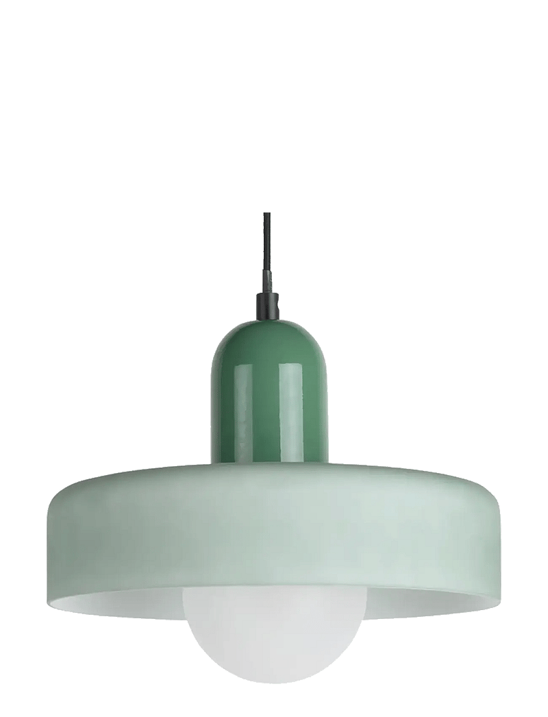 Leitmotiv - Pendant Lamp Opaco Grato - pendellampen - jungle green and grayed jade - 1