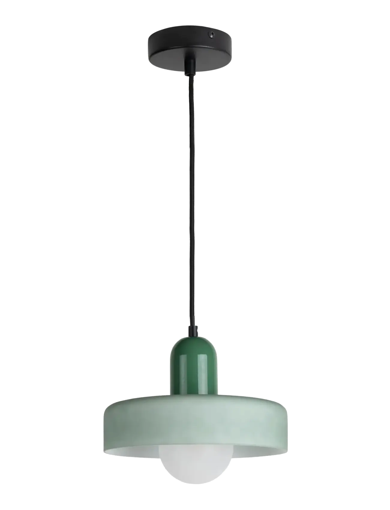 Leitmotiv - Pendant Lamp Opaco Grato - pendler - jungle green and grayed jade - 2
