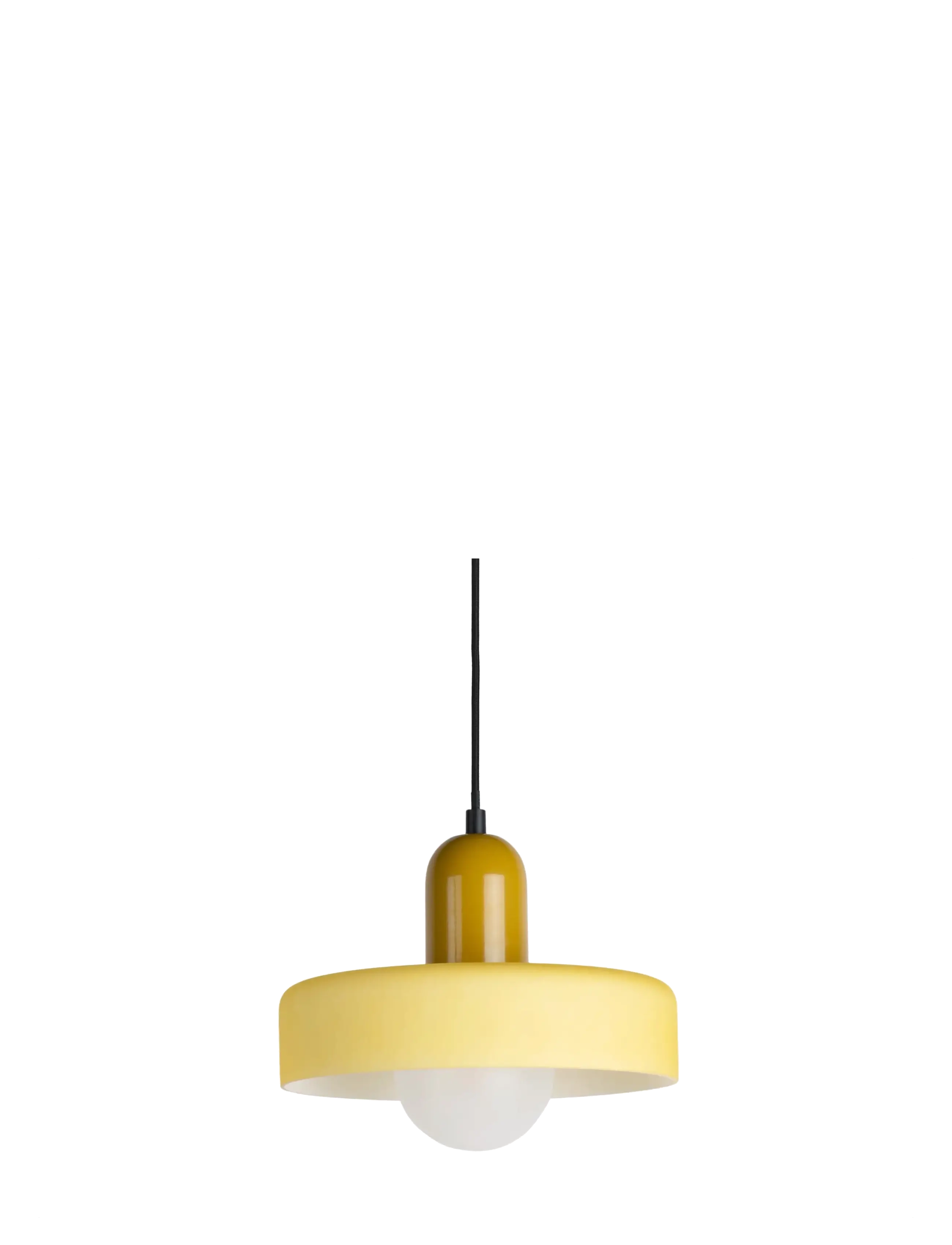 Leitmotiv Pendant Lamp Opaco Grato - Pendant lamps - OCHRE YELLOW AND SOFT YELLOW / yellow