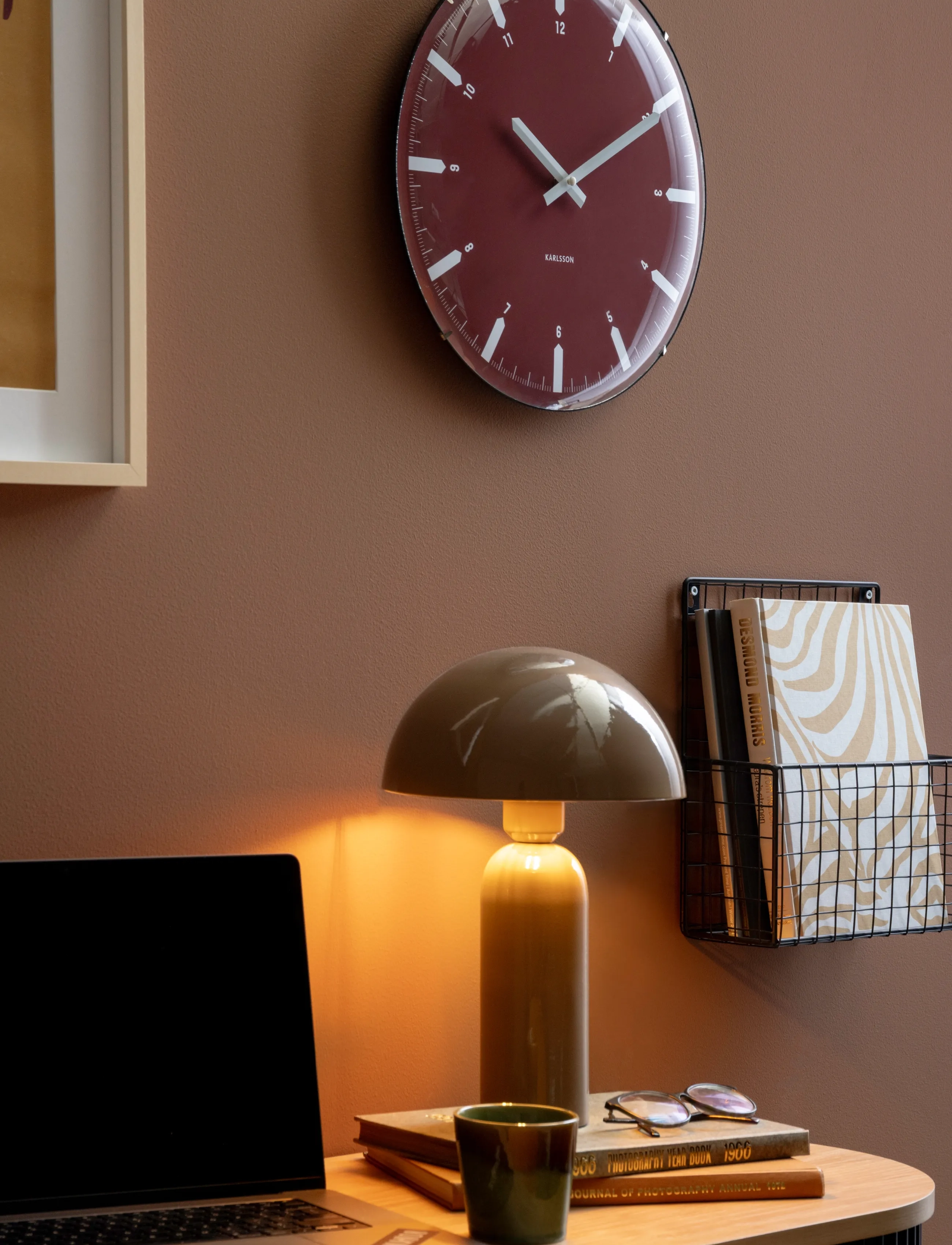 Leitmotiv Table Lamp Atrayente, H35 cm, Lamps, Braun - Homeware