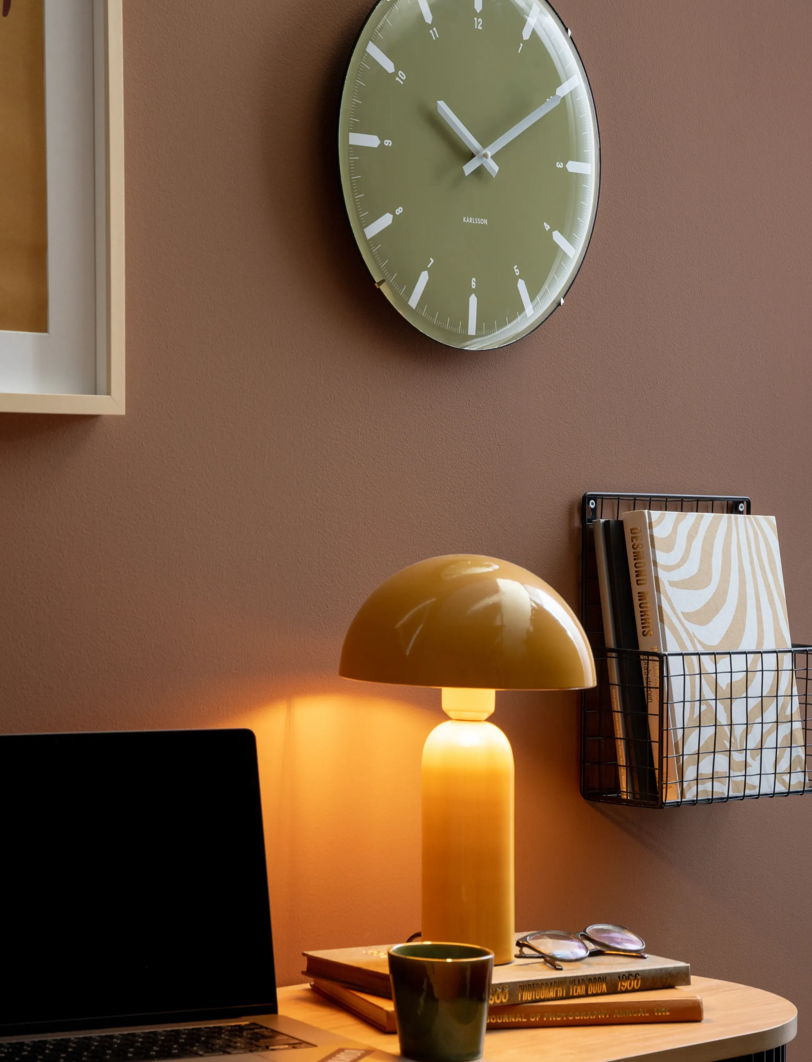 Leitmotiv Table Lamp Atrayente, H35 cm, Yellow, Lamper > Bordlamper, Unisex