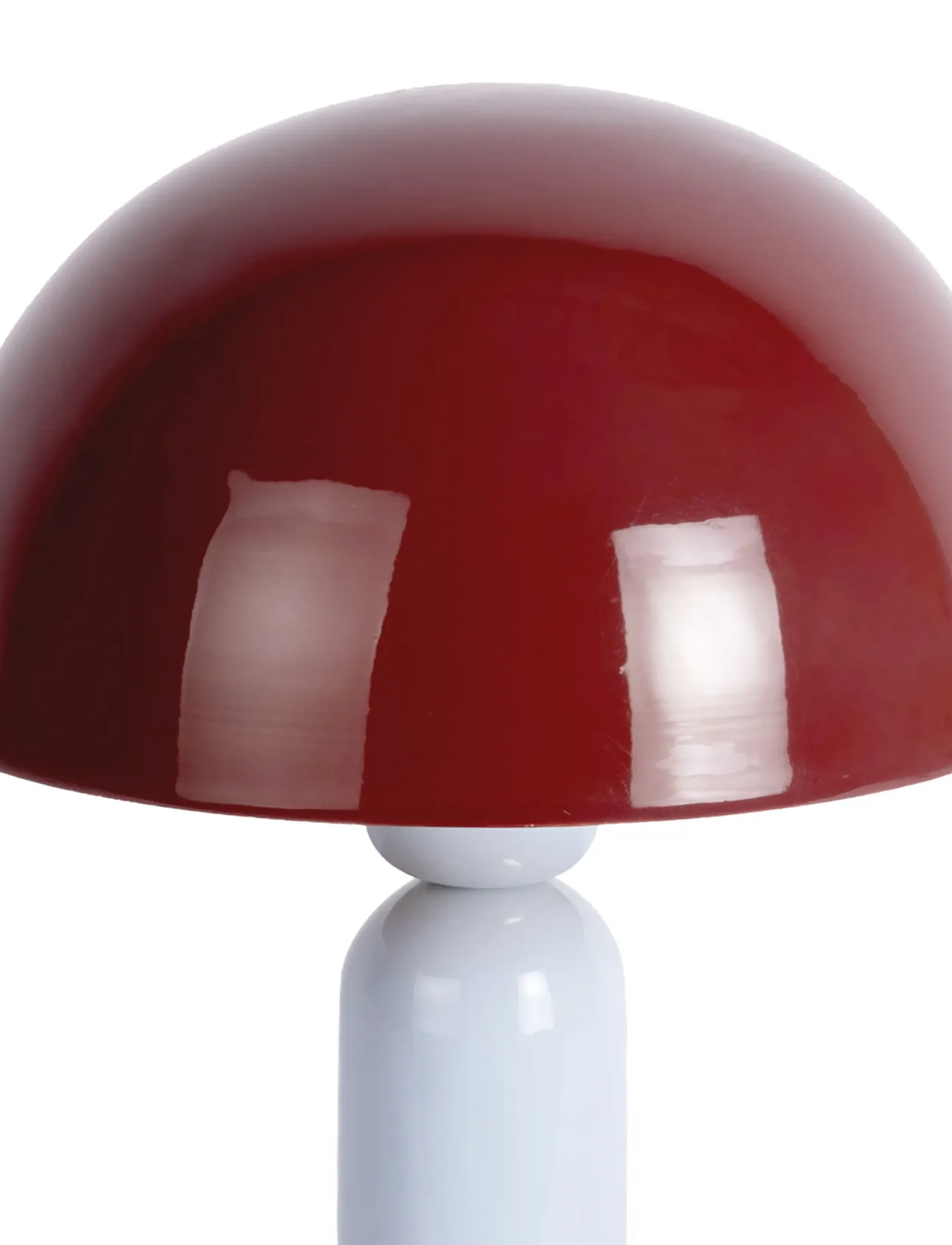 Leitmotiv - Table lamp Firenze round - laualambid - burgundy red w. sky blue - 2