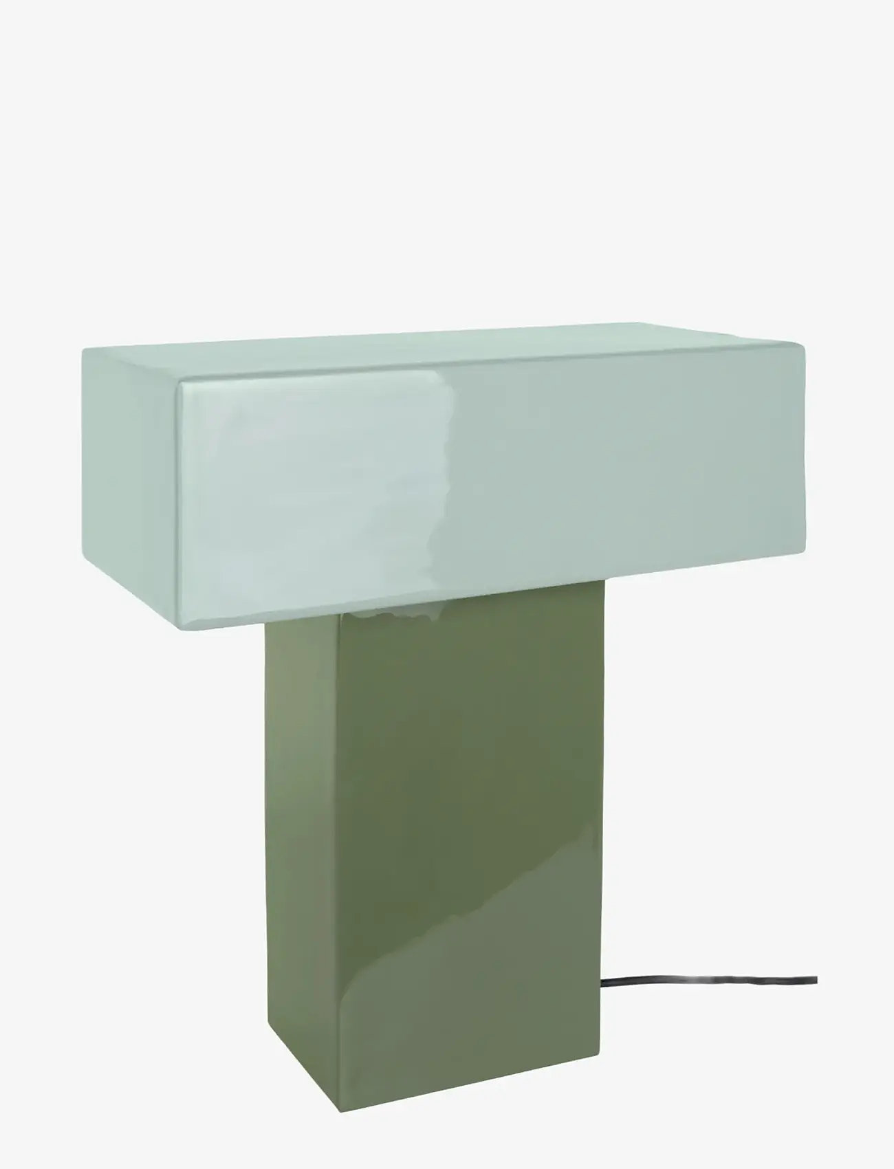 Leitmotiv - Table Lamp Grato Recto - laualambid - jungle green and grayed jade - 1