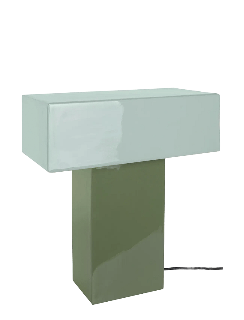 Leitmotiv - Table Lamp Grato Recto - laualambid - jungle green and grayed jade - 1